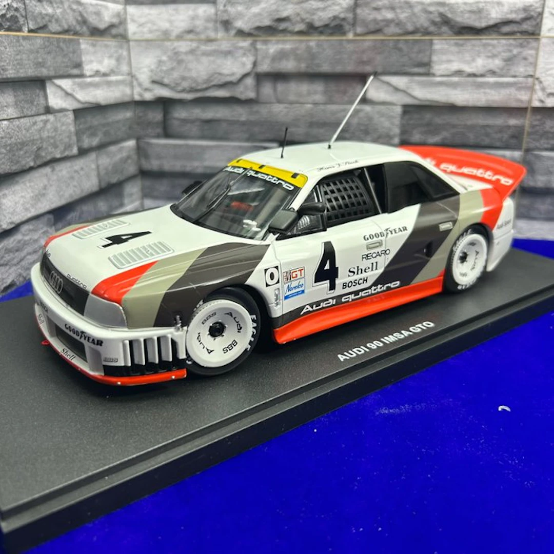 Werk83 1:18 - Model race car - Werk83 1:18 Audi 90 IMSA GTO #4 H.J