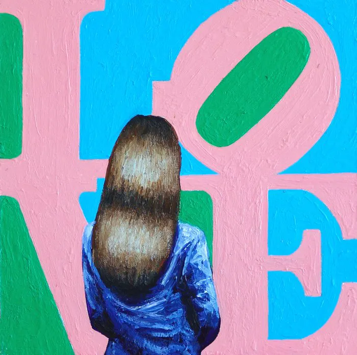 Gerard Boersma (1976) - Love (painting of a woman...