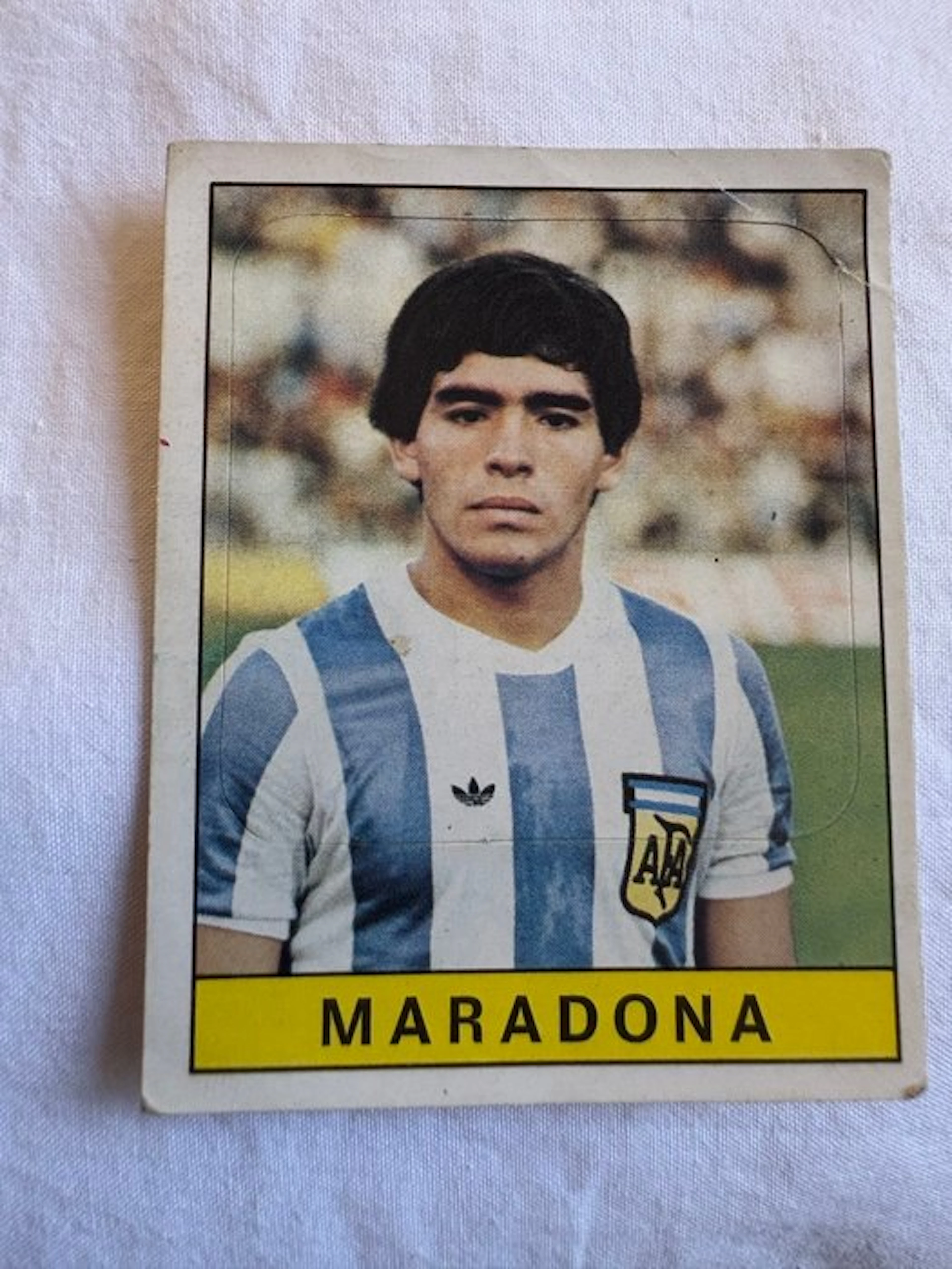 1979/80 Panini Calciatori Diego Maradona Rookie card - 1 Sticker - Good (GD)