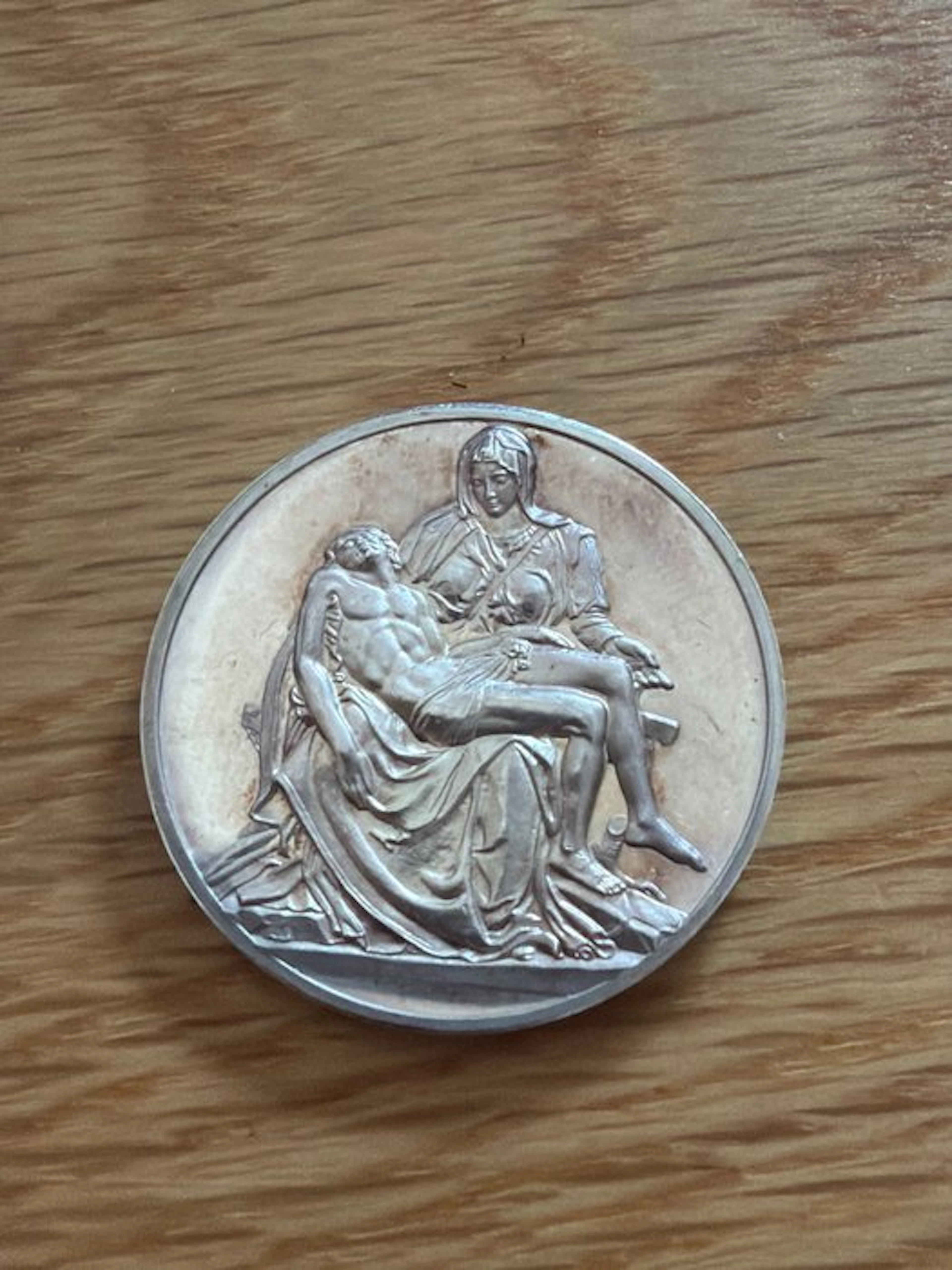 Vatican. Silver medal Pieta Vatikan 1975 Papst Paul VI...