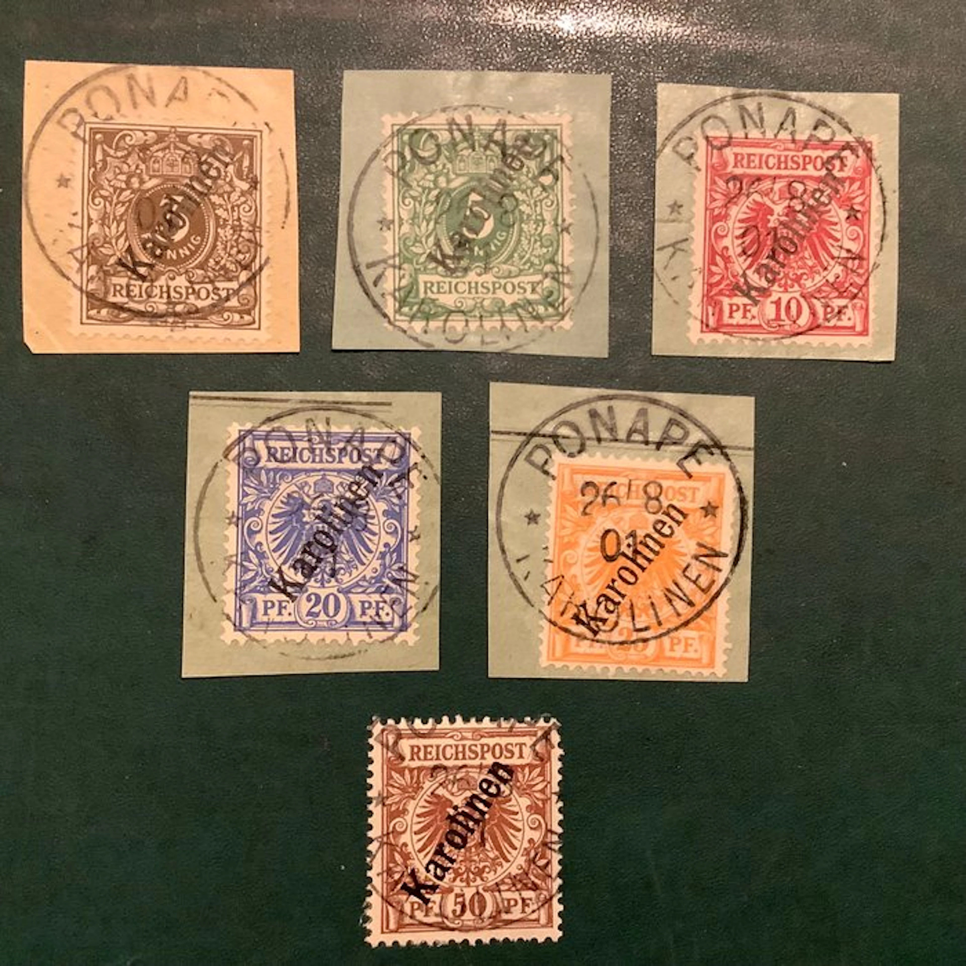 German Colonies - Caroline Islands 1899 - First issue...