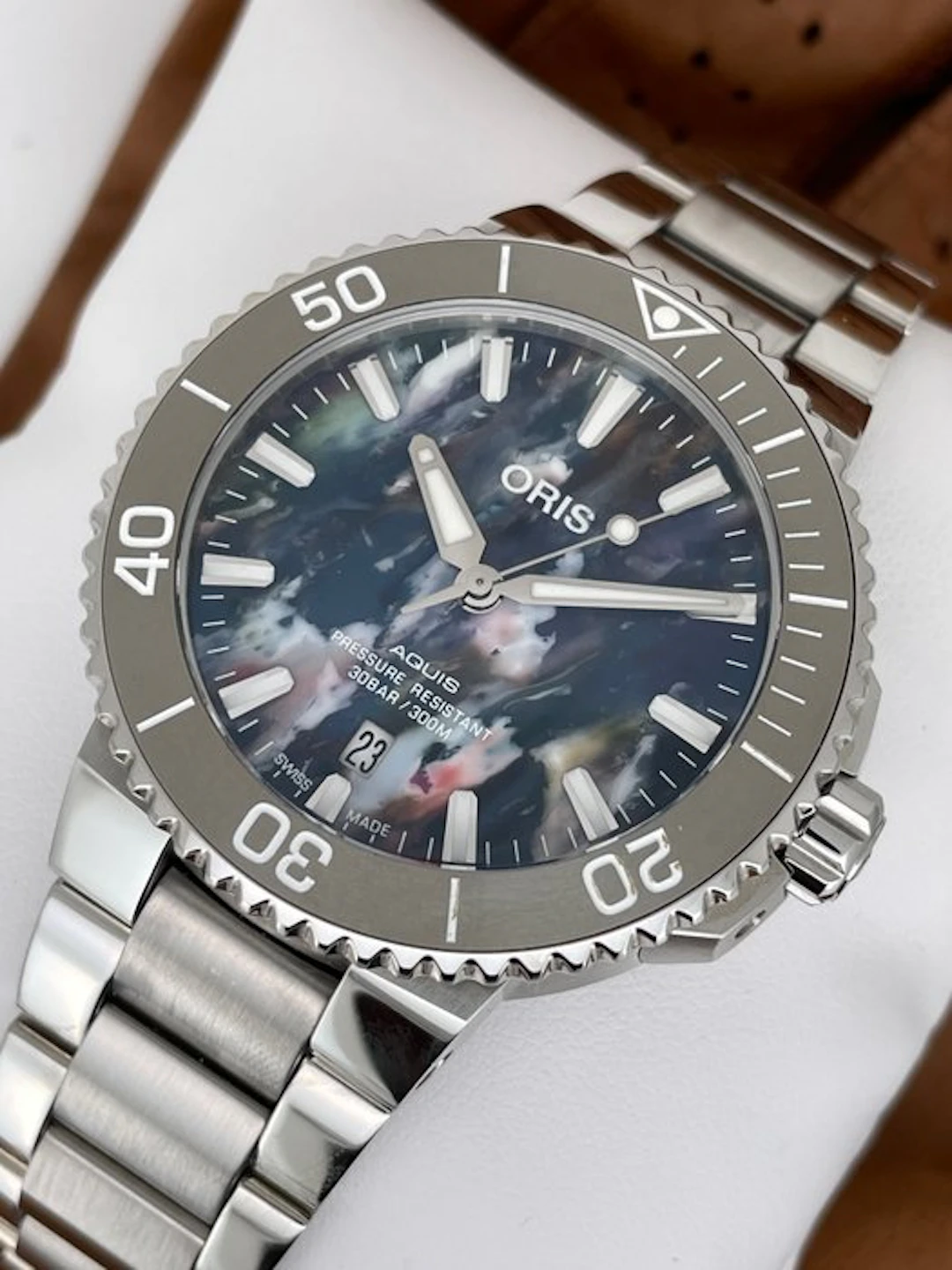 Oris - Aquis Date Upcycle Automatic - 01 733 7766 4150-Set - Men - 2020-2025