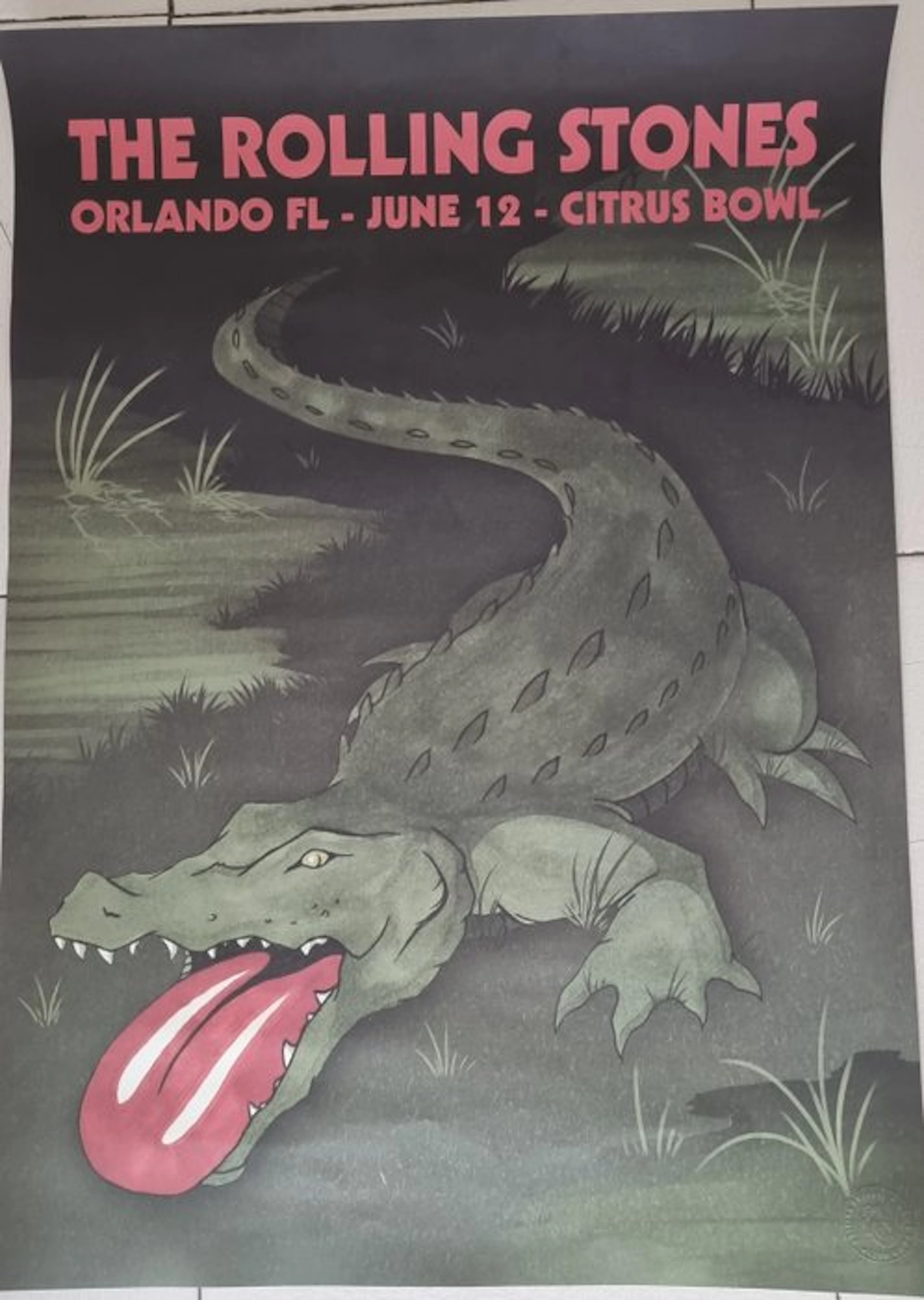 Anonymous - Cartel Rolling Stones gira Zip Code 2015 Florida - 2010s