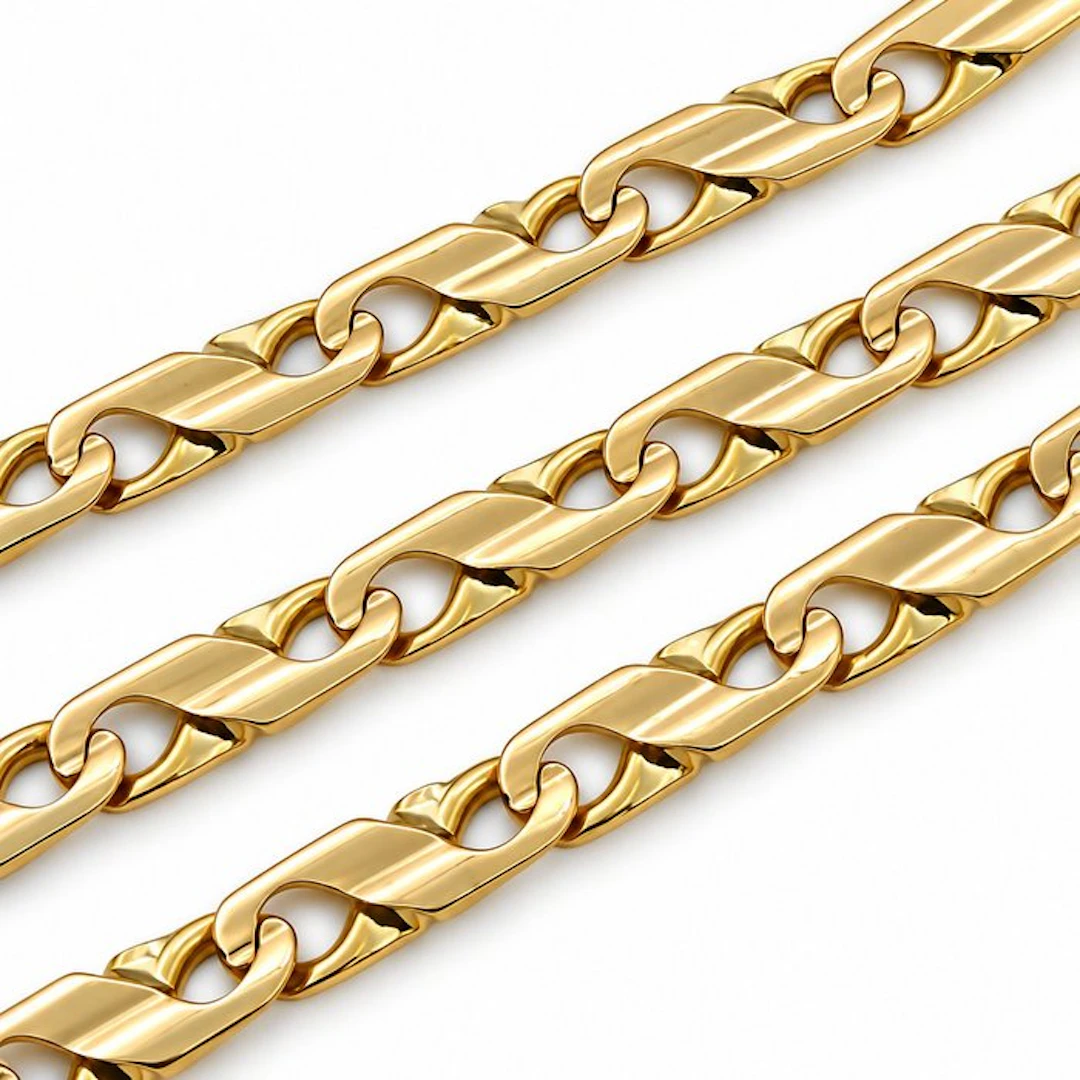 Necklace - 18 kt. Yellow gold - Made in Italy - HandMade
