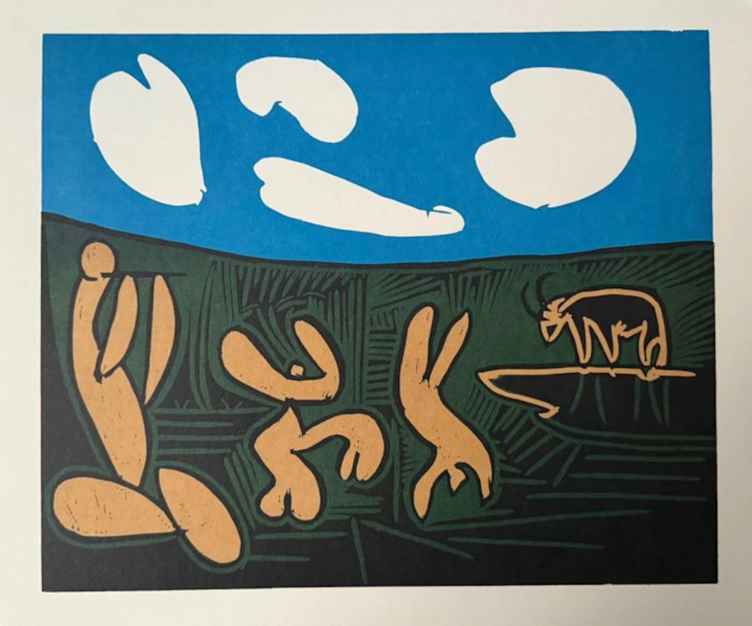 Pablo Picasso (1881-1973) - Bacchanale au Taureau