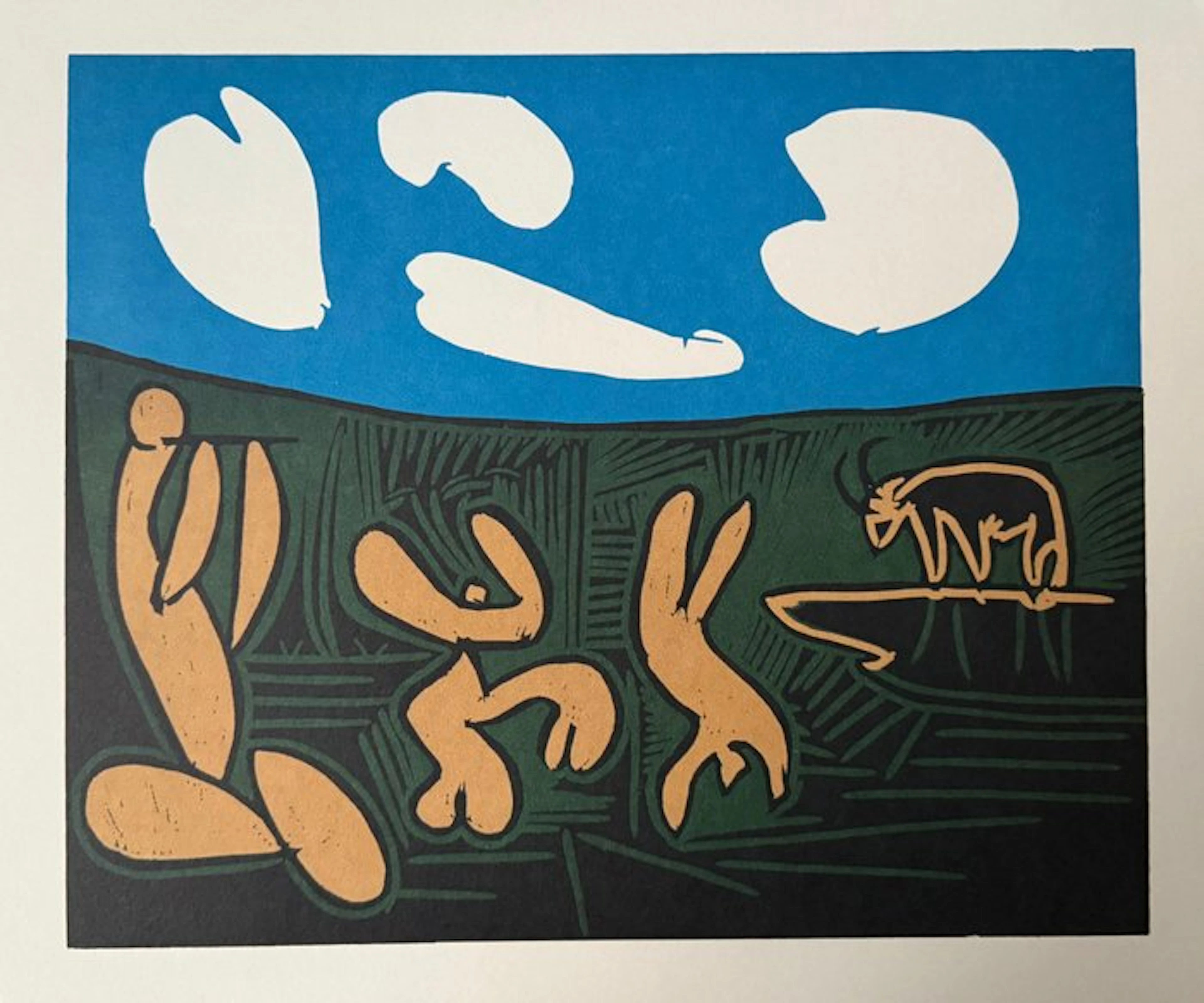 Pablo Picasso (1881-1973) - Bacchanale au Taureau
