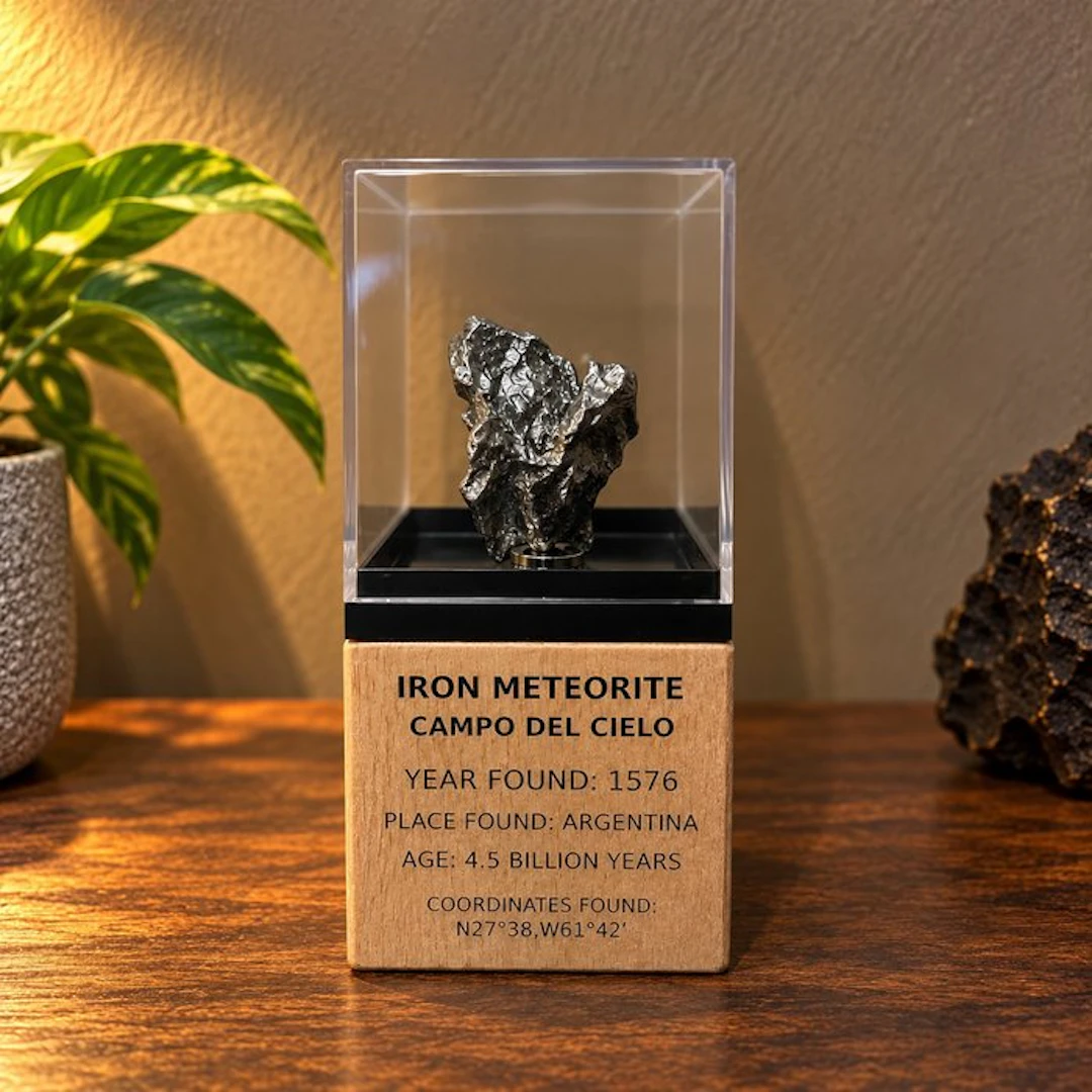 Magnificent Campo Del Cielo iron meteorite - On a...