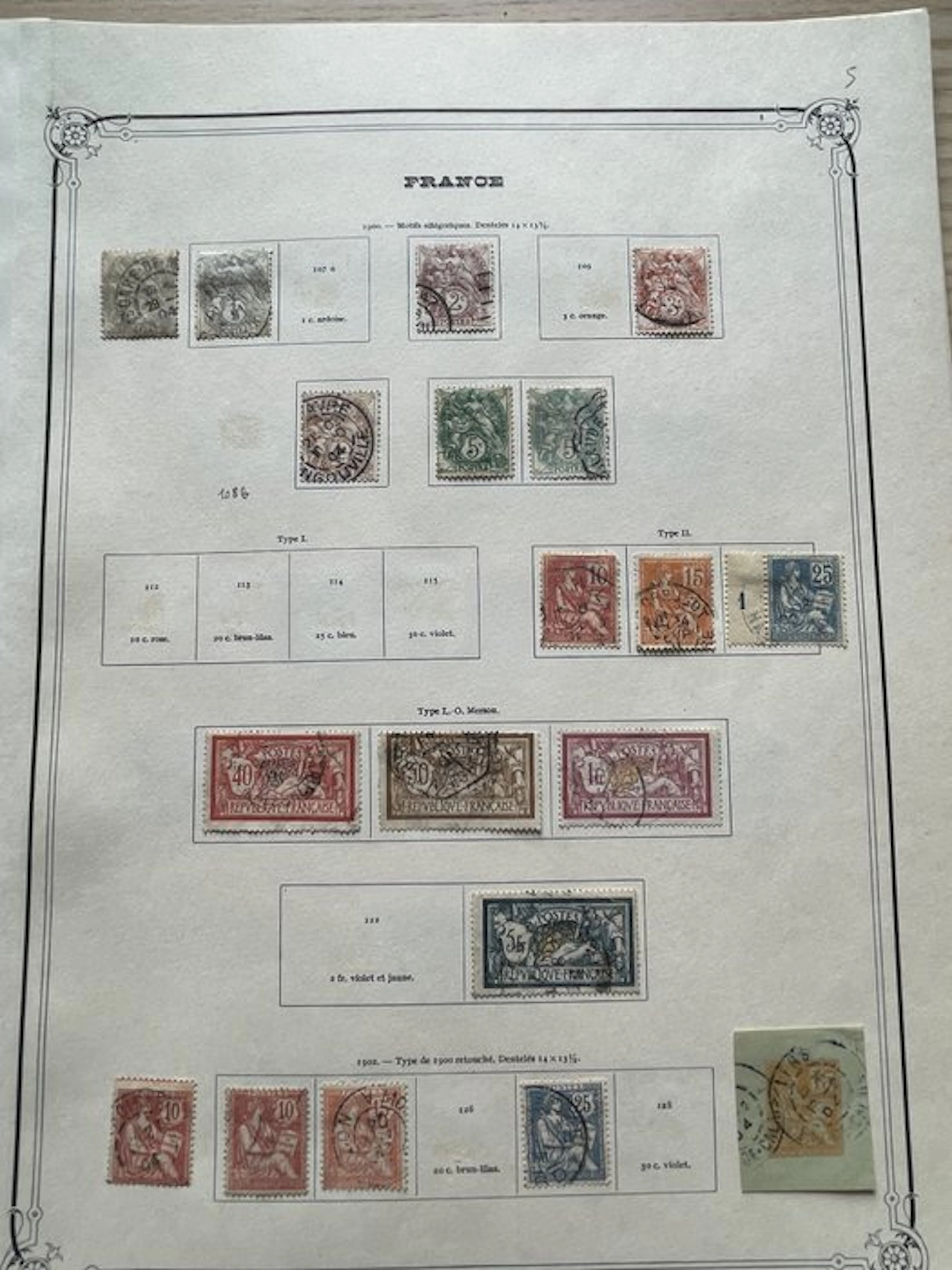 France 1900/1941 - superbe collection de timbres