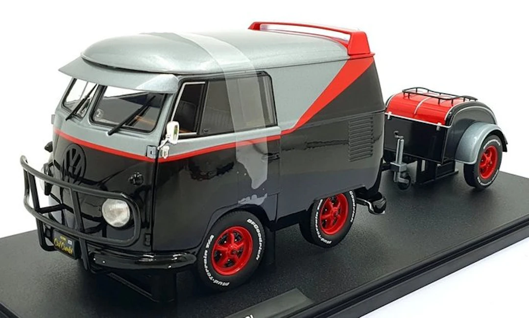 Solido 1:18 - Model car - Volkswagen T1 6x6 con remolque