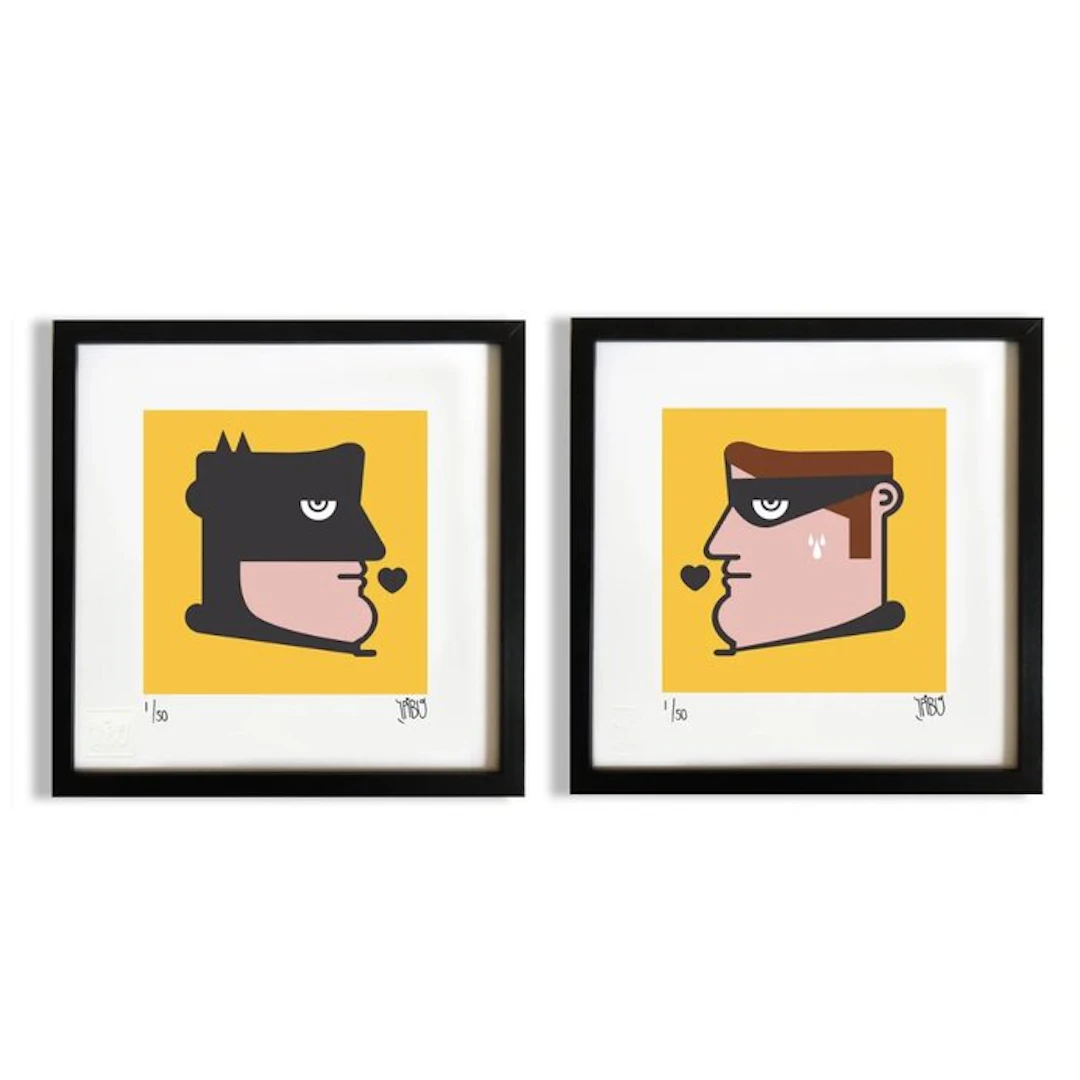 IABO - "LGBTQ" (Batman & Robin - portrait) series 2 - piece set
