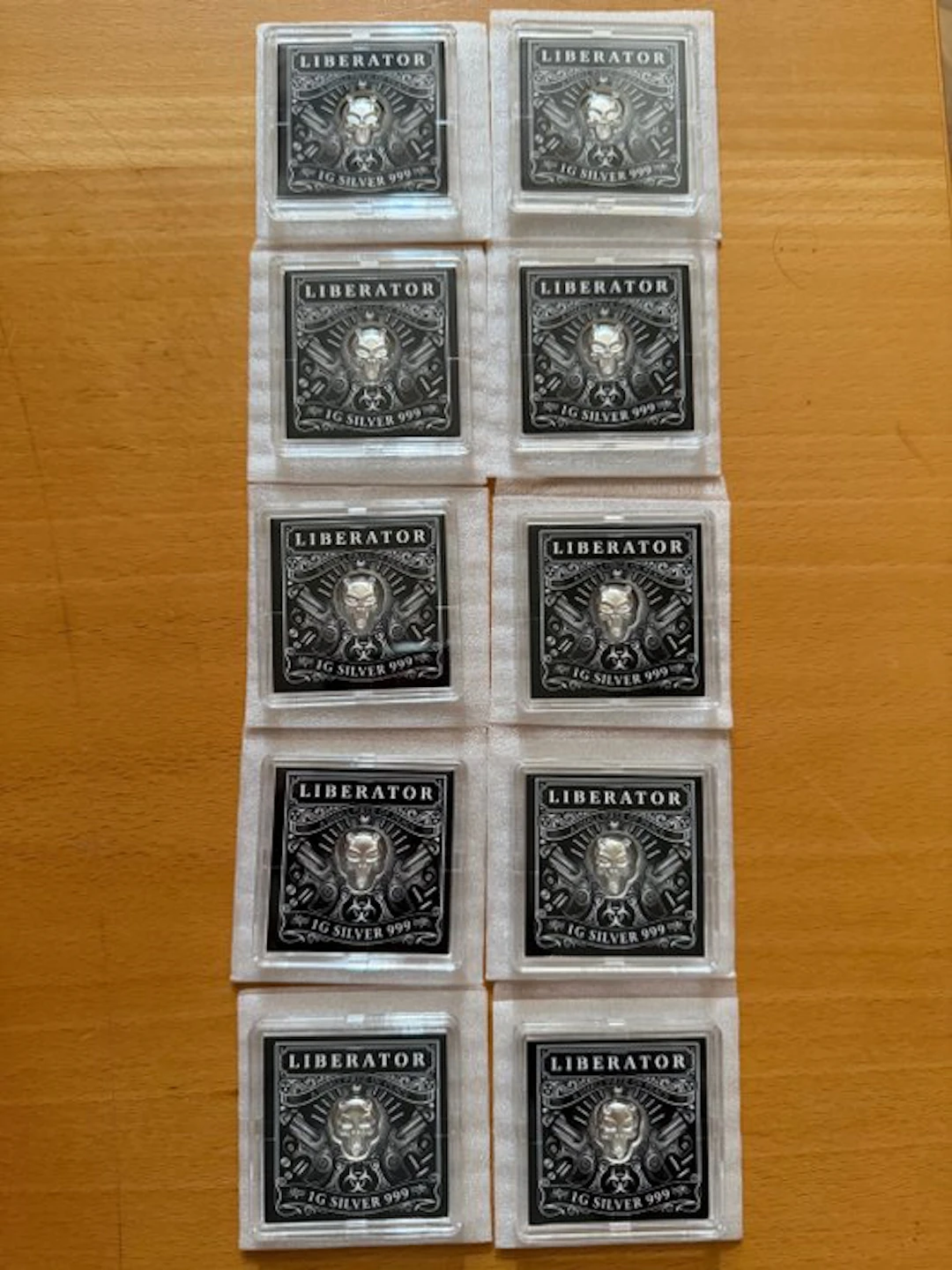 JVP. 2026 The Liberator" 10x1g, (.999)