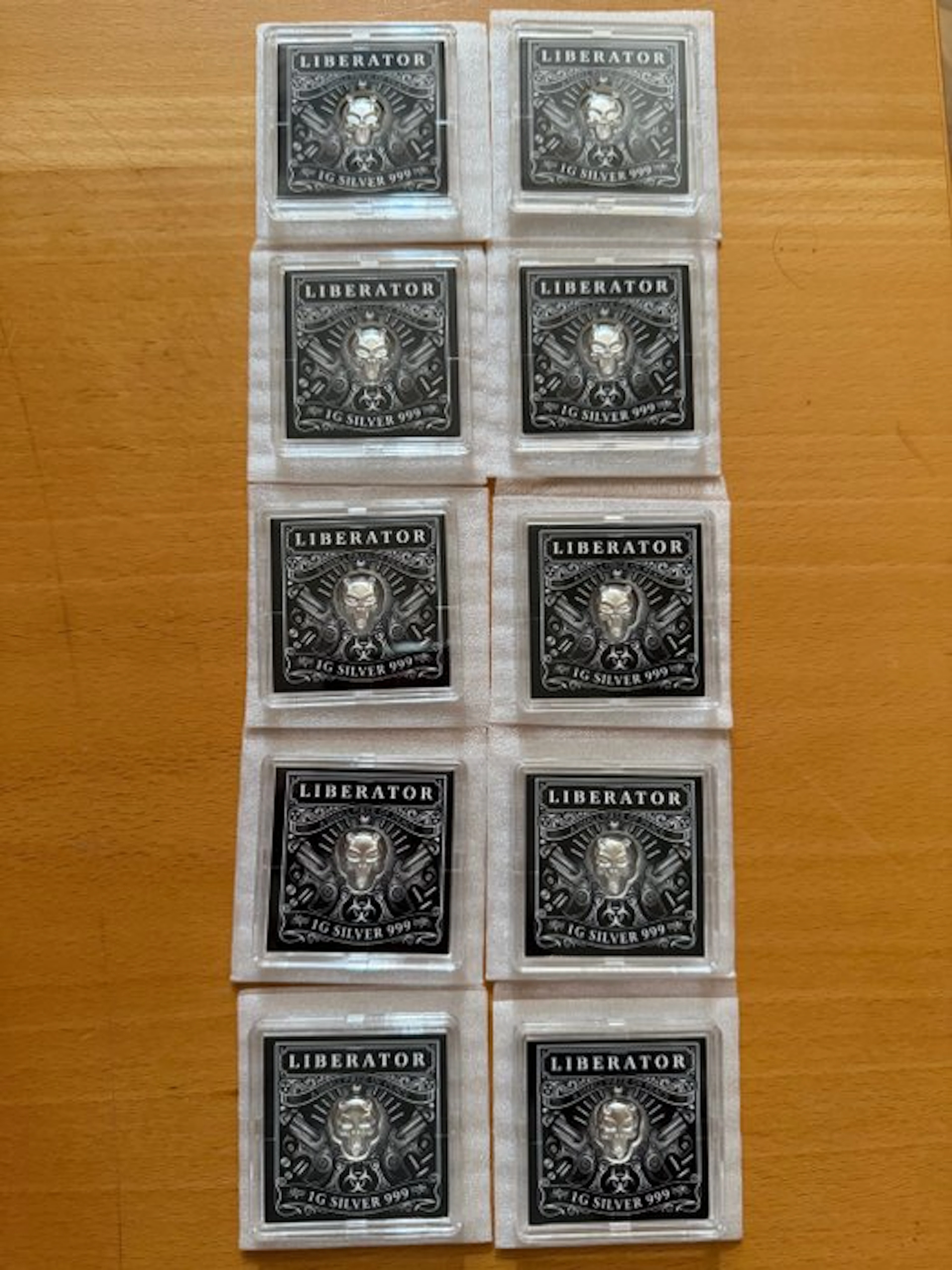 JVP. 2026 The Liberator" 10x1g, (.999)