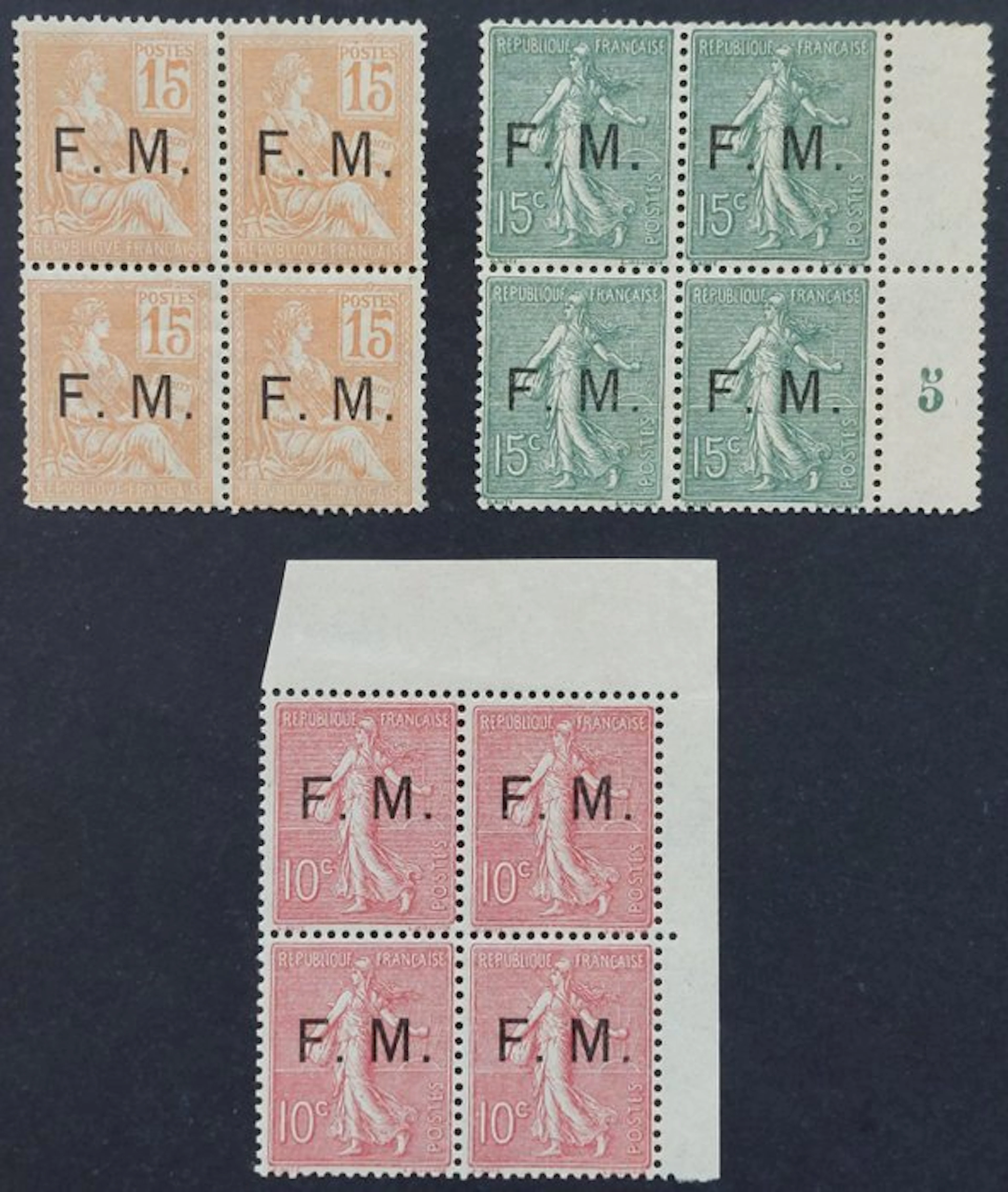 France 1901/1907 - Military Franchise