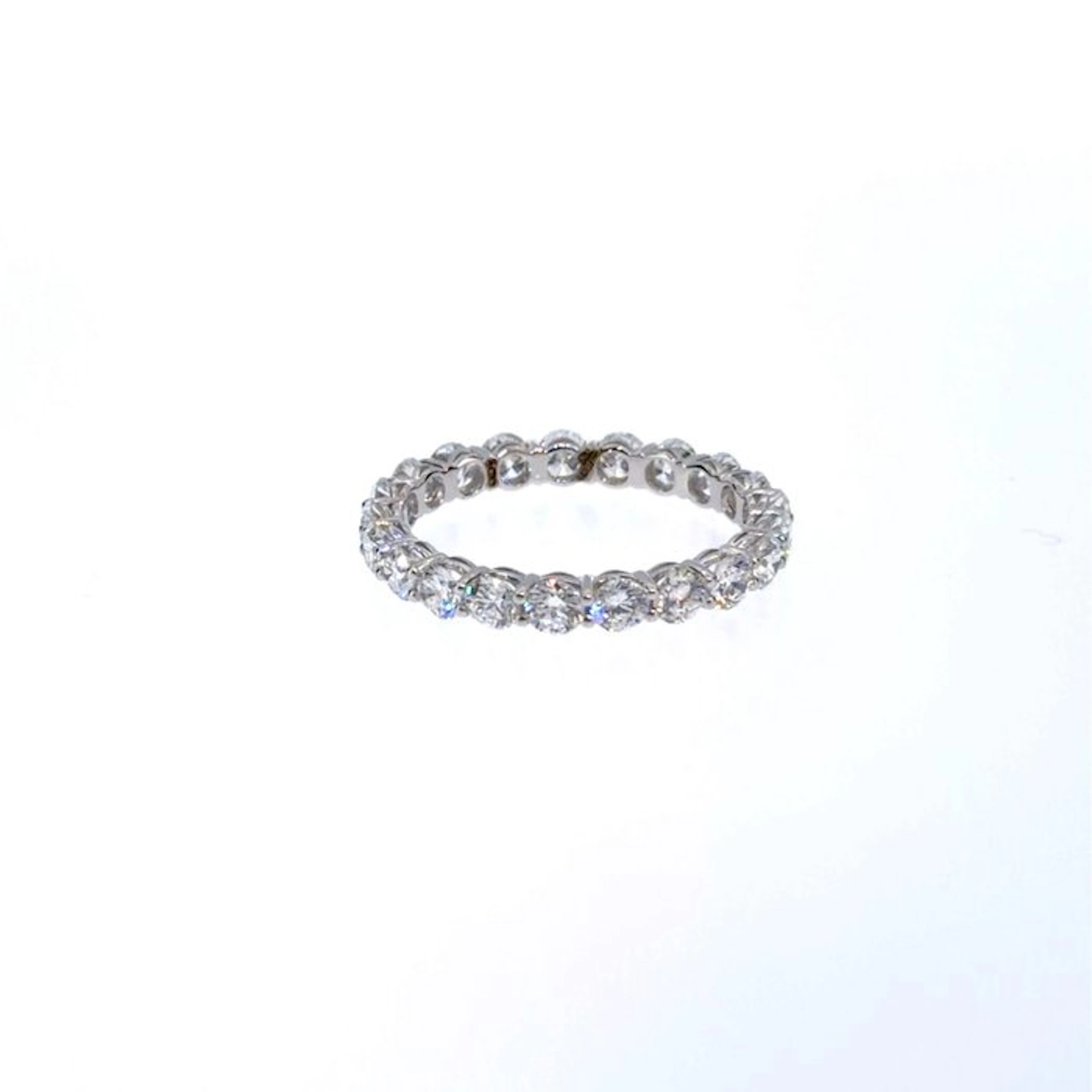 No reserve price - Ring - 14 kt. White gold - 2.00ct. tw. Diamond (Lab-grown)