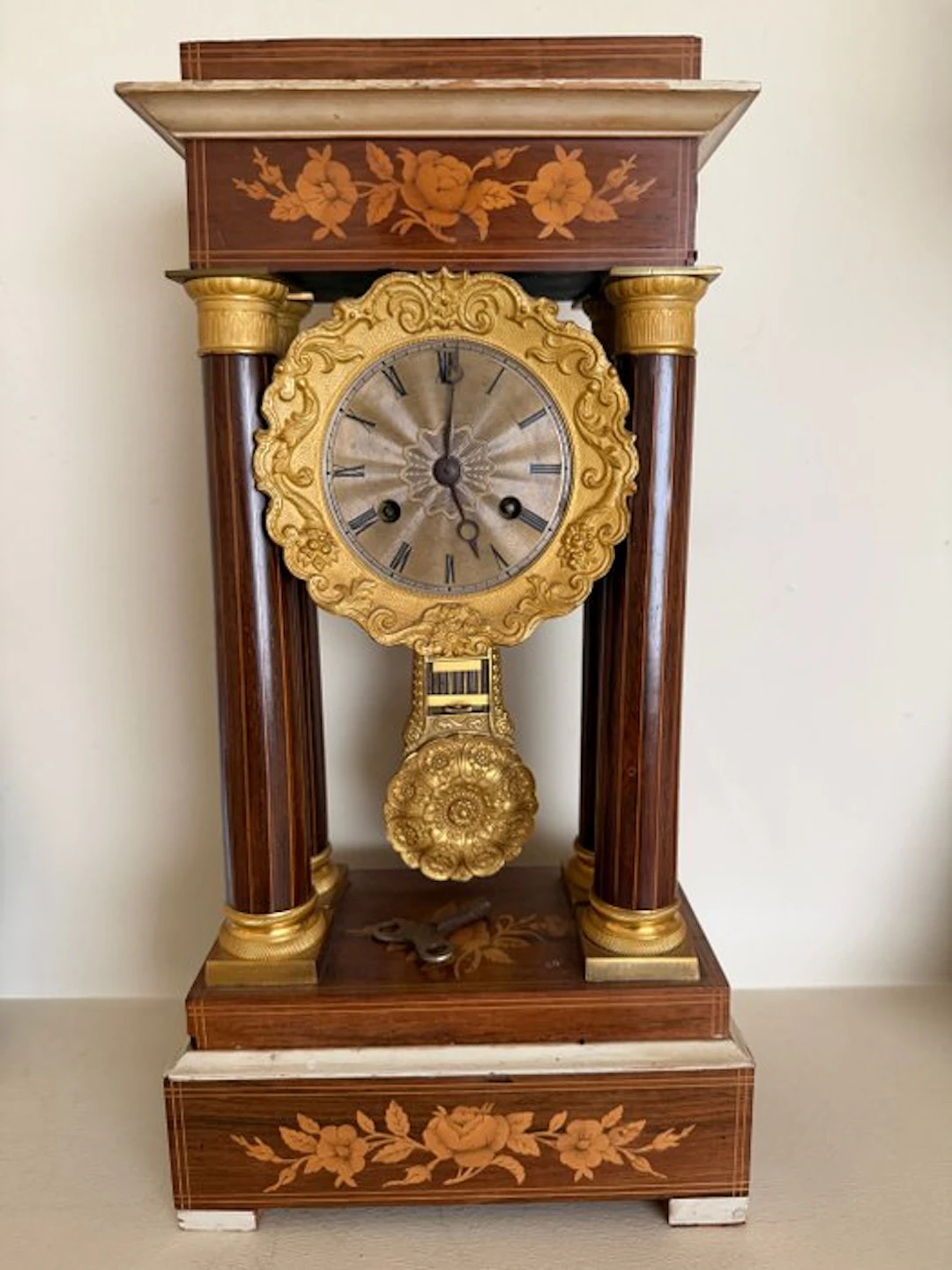 Portico clock - Wood - 1800-1850, 1850-1900