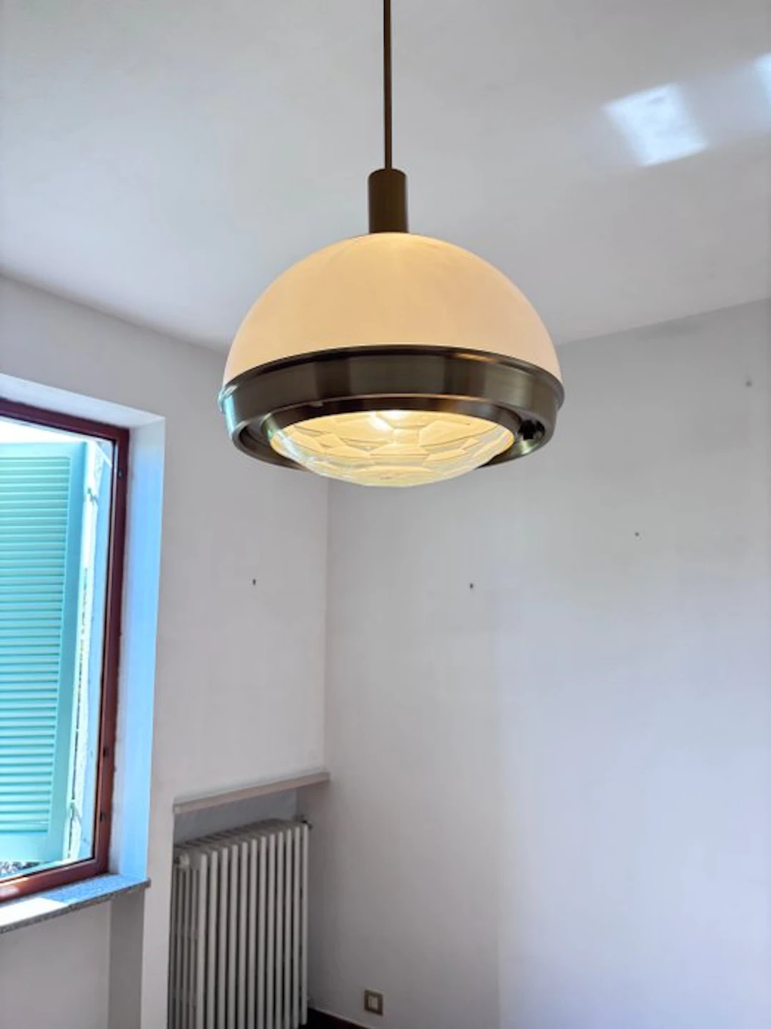 Veneta Lumi - Pia Crippa Guidetti - Hanging lamp - Glass - Faceted crystal