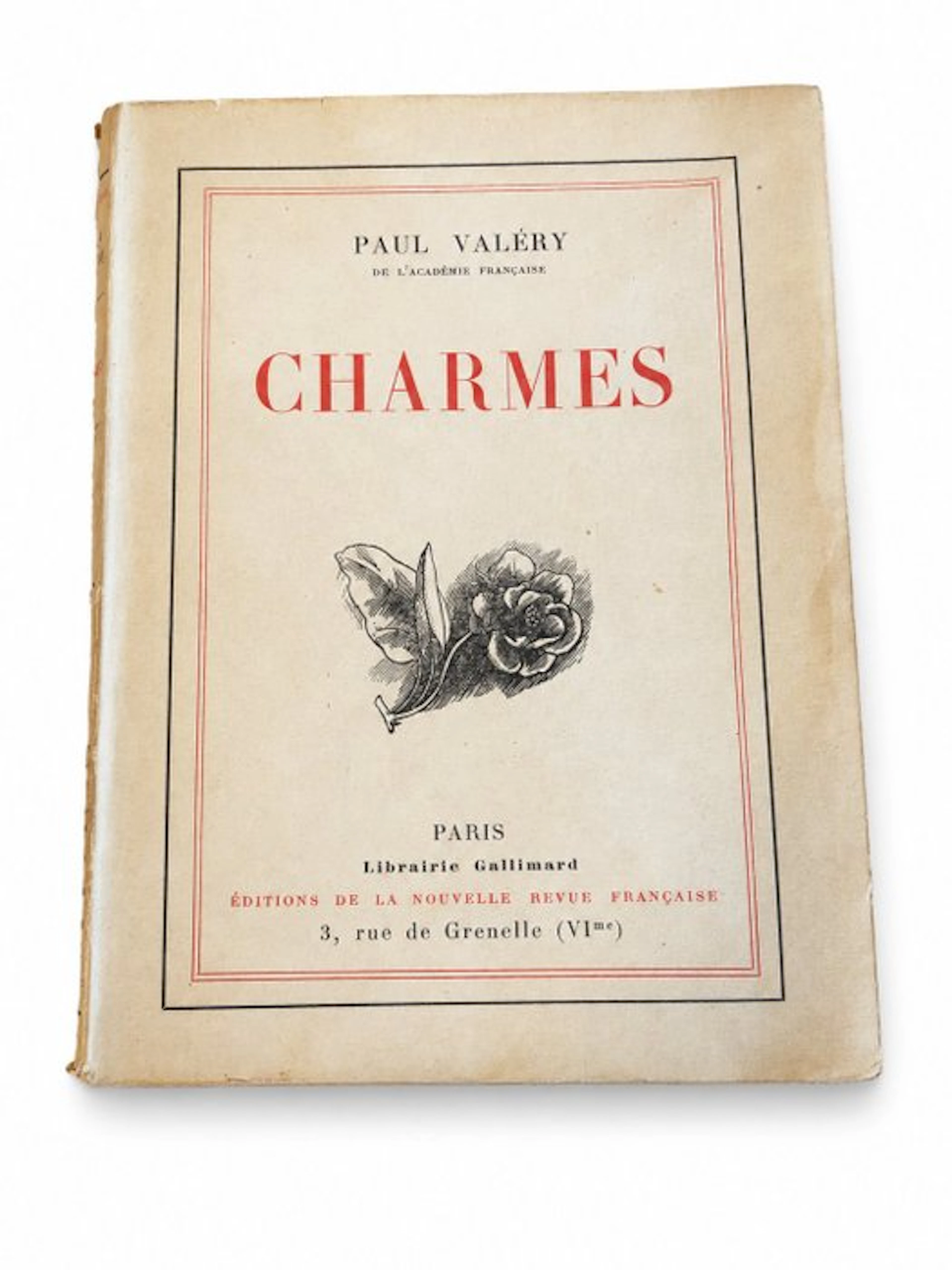 Paul Valéry - Charmes - 1926