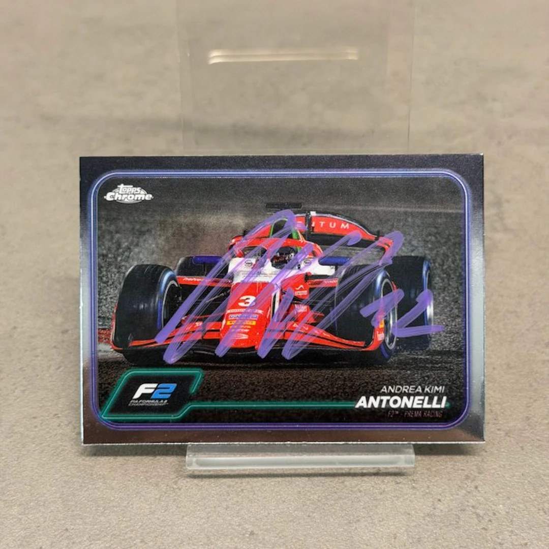 Mercedes - Topps Chrome 94 F2 Prema Racing Signed Card...