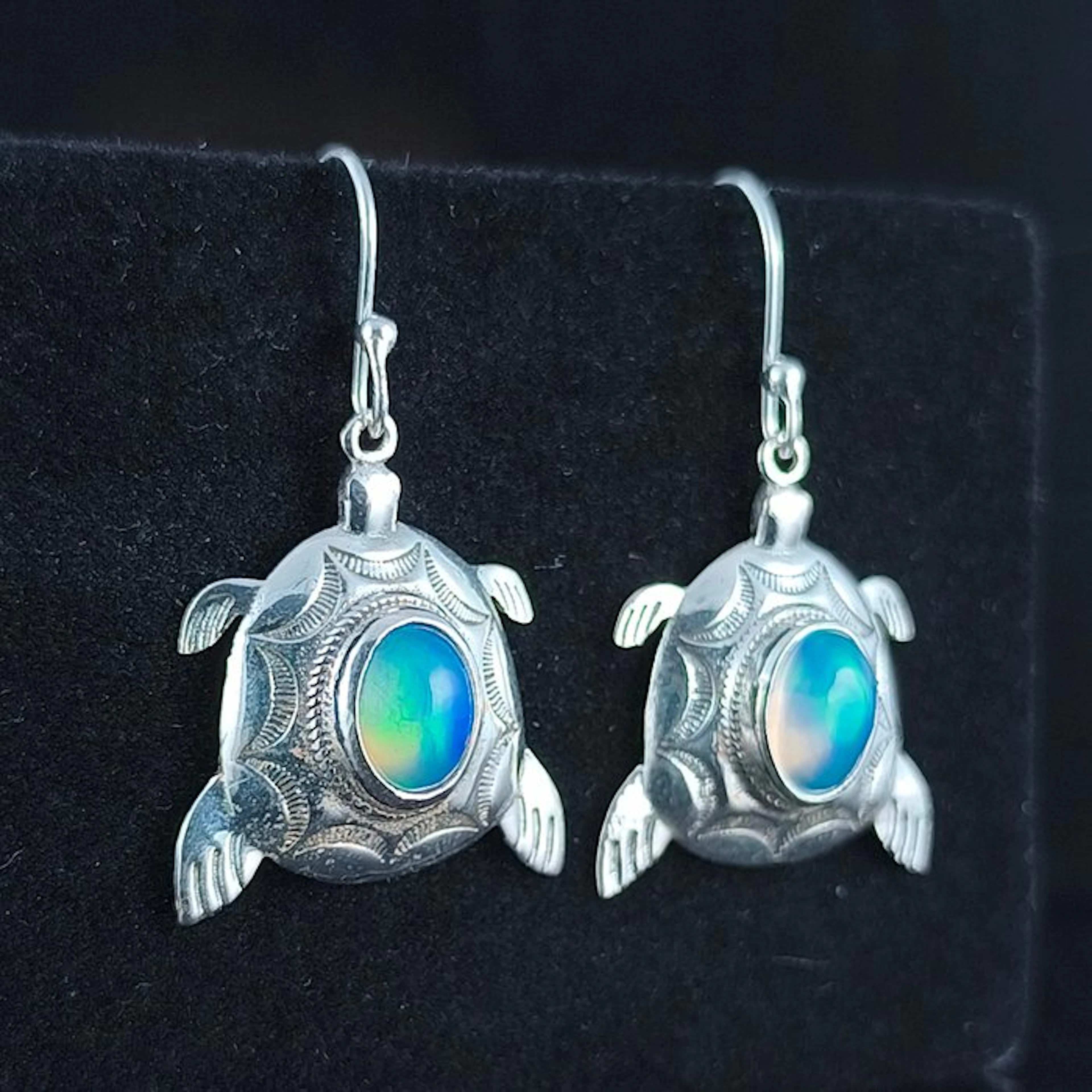 Opal - Silver - Earrings - Self-discovery