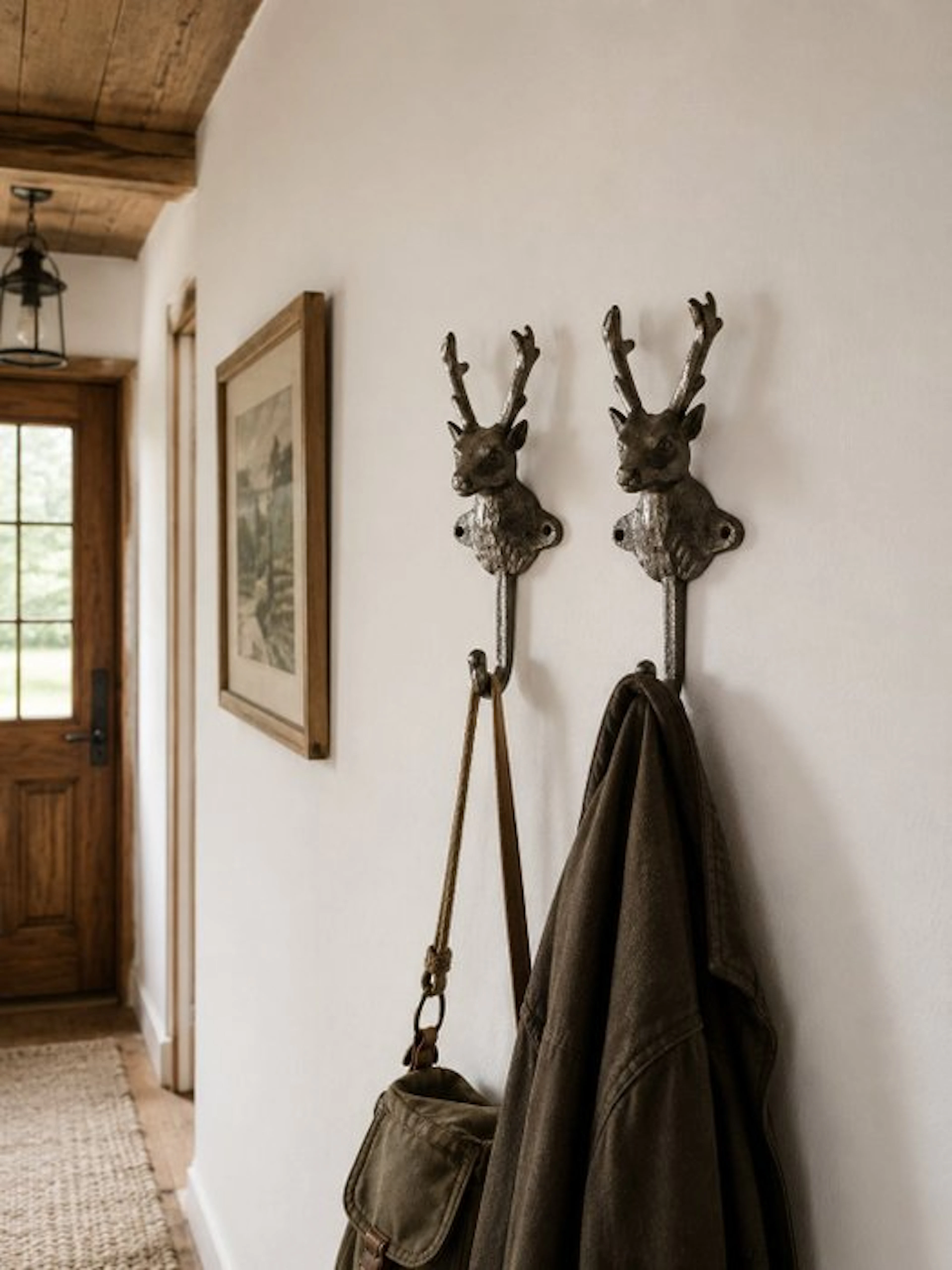 Coat rack (2) - Cast iron - Wall hooks – Hert