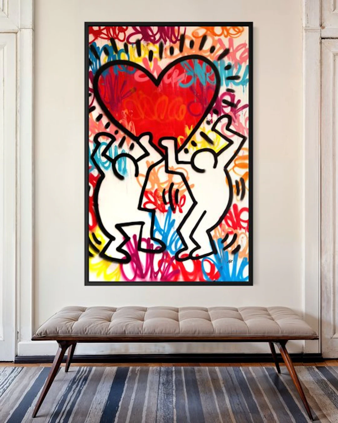 Gunnar Zyl - Heart / Keith Haring & Zyl XXL