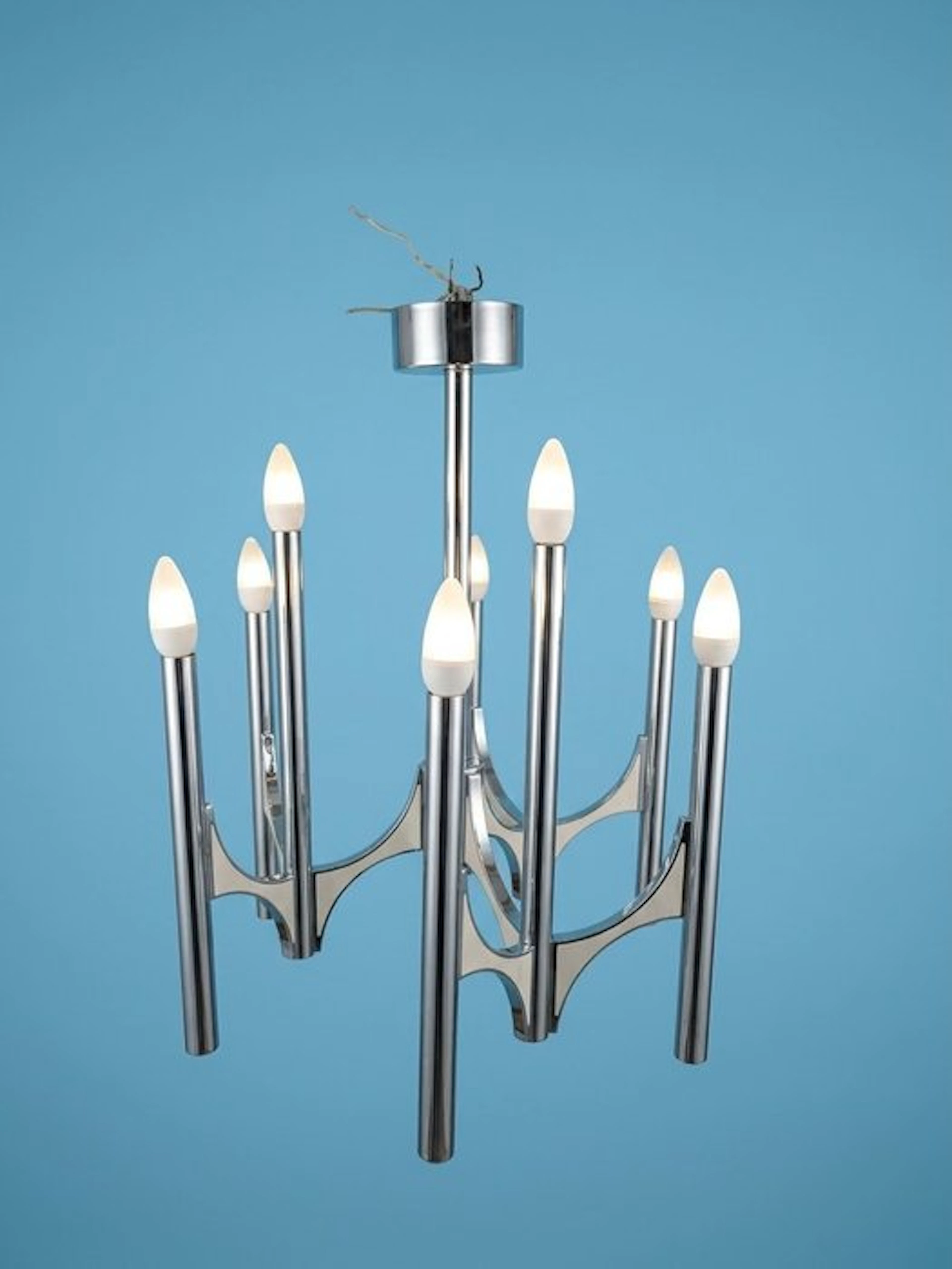 Gaetano Sciolari - Hanging lamp - Orbit - Cromo