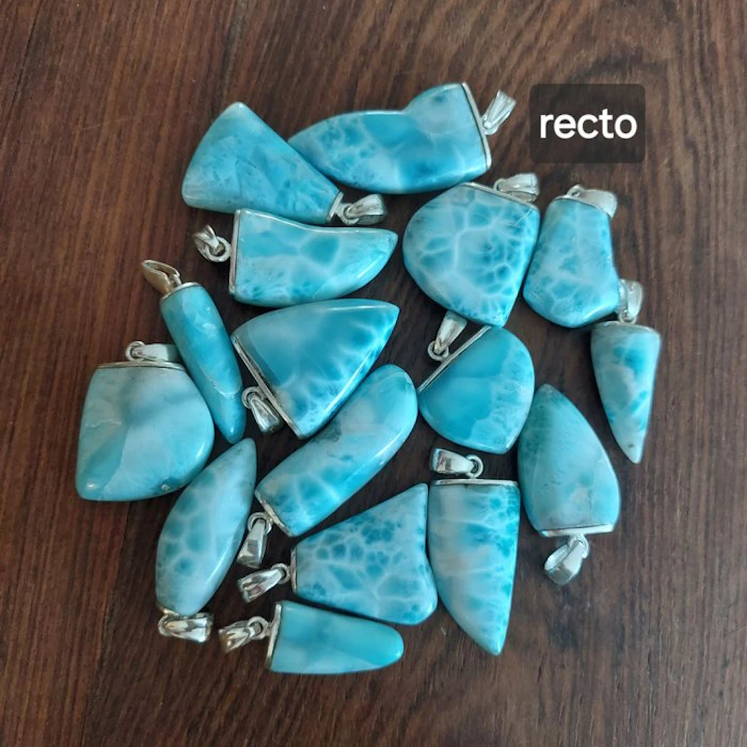 Larimar lot from the Dominican Republic