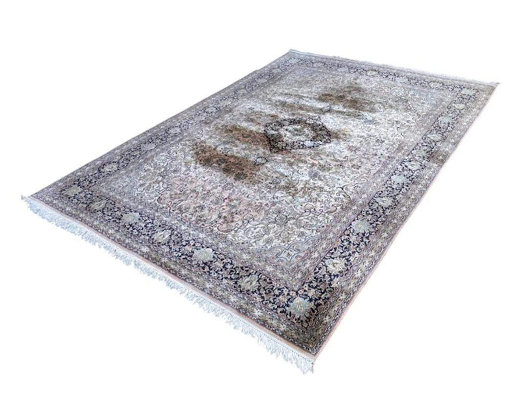 No reserve !, Kaschmir - Carpet - 243 cm - 170 cm - Cashmere silk