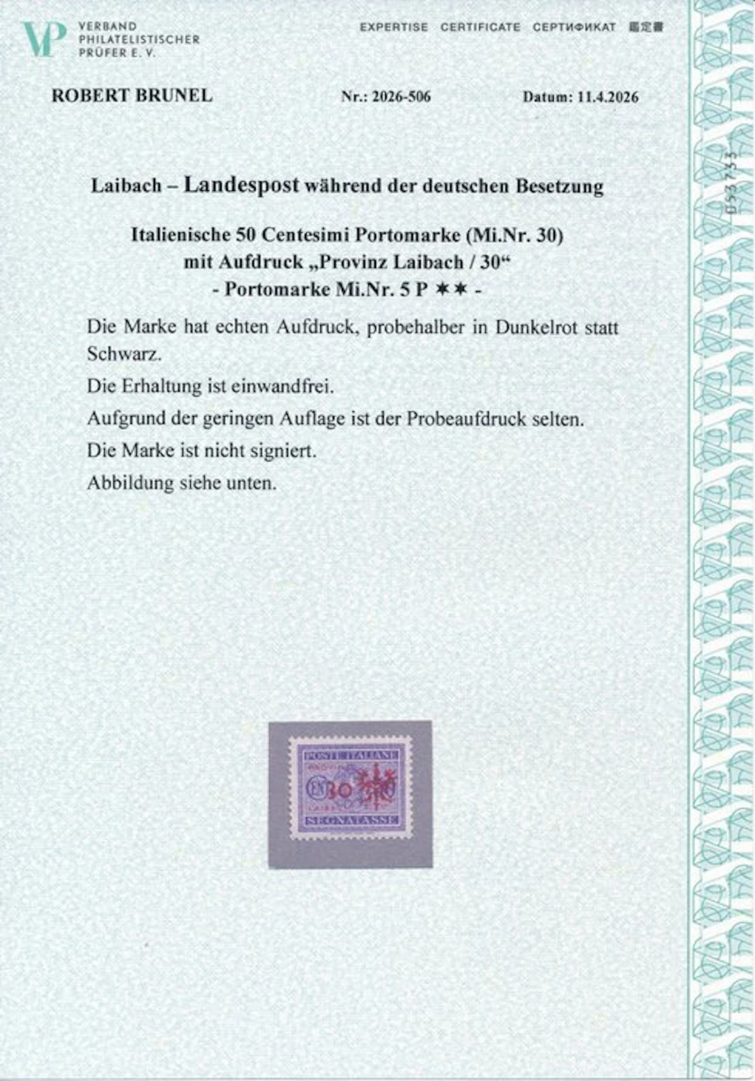 Laibach State Post during the German occupation