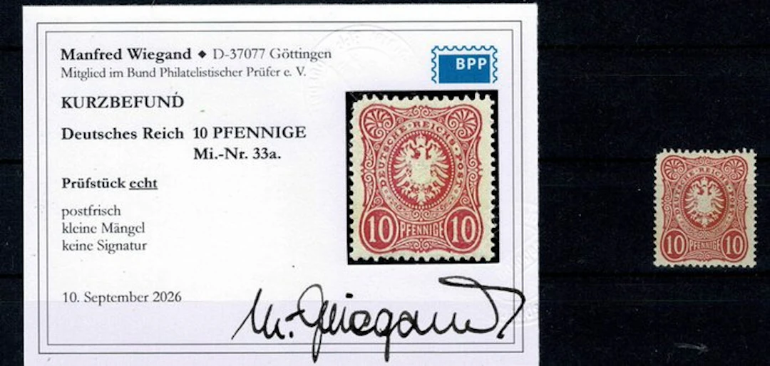 German Empire - German Empire 10 Pfennigs - MiNr. 33a
