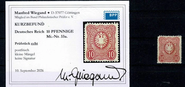 German Empire - German Empire 10 Pfennigs - MiNr. 33a