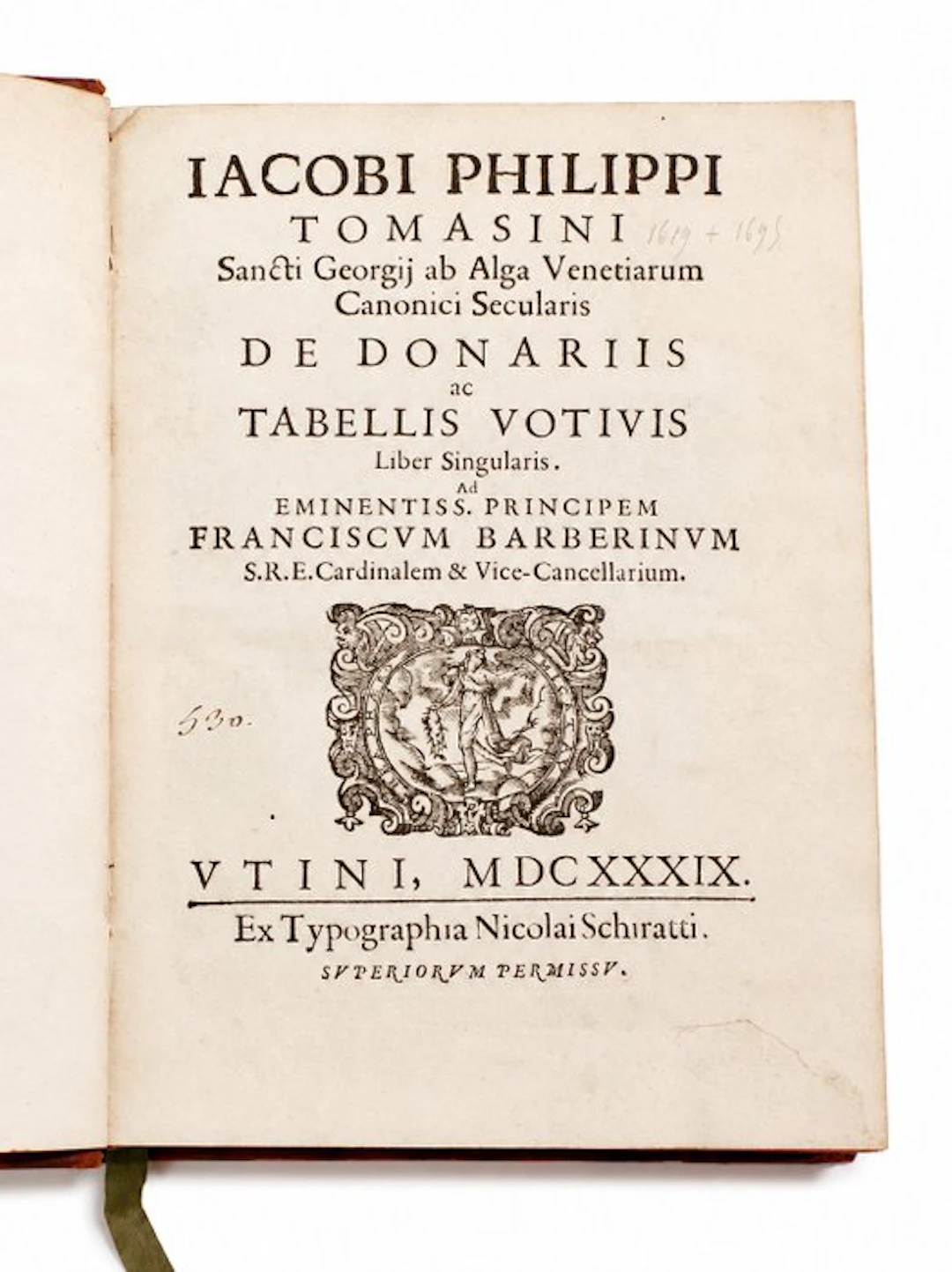 Tomasini / Ferrarii - De Donariis [Bound w:] De Re Vestiaria - 1639-1654