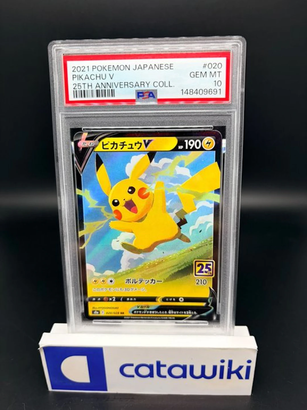 Pokémon - 1 Graded card - Pikachu V - 020/028 - PSA 10...
