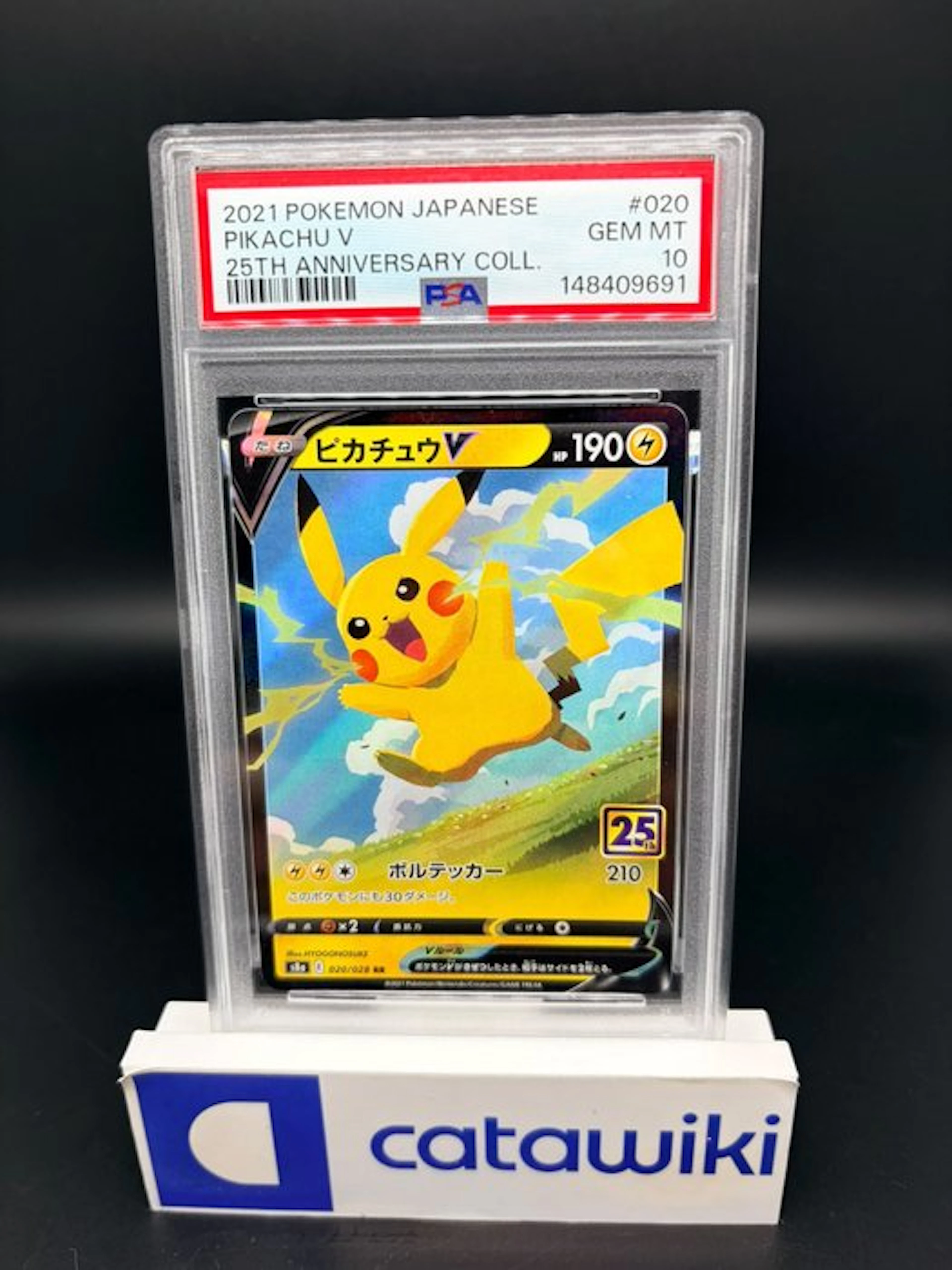 Pokémon - 1 Graded card - Pikachu V - 020/028 - PSA 10...