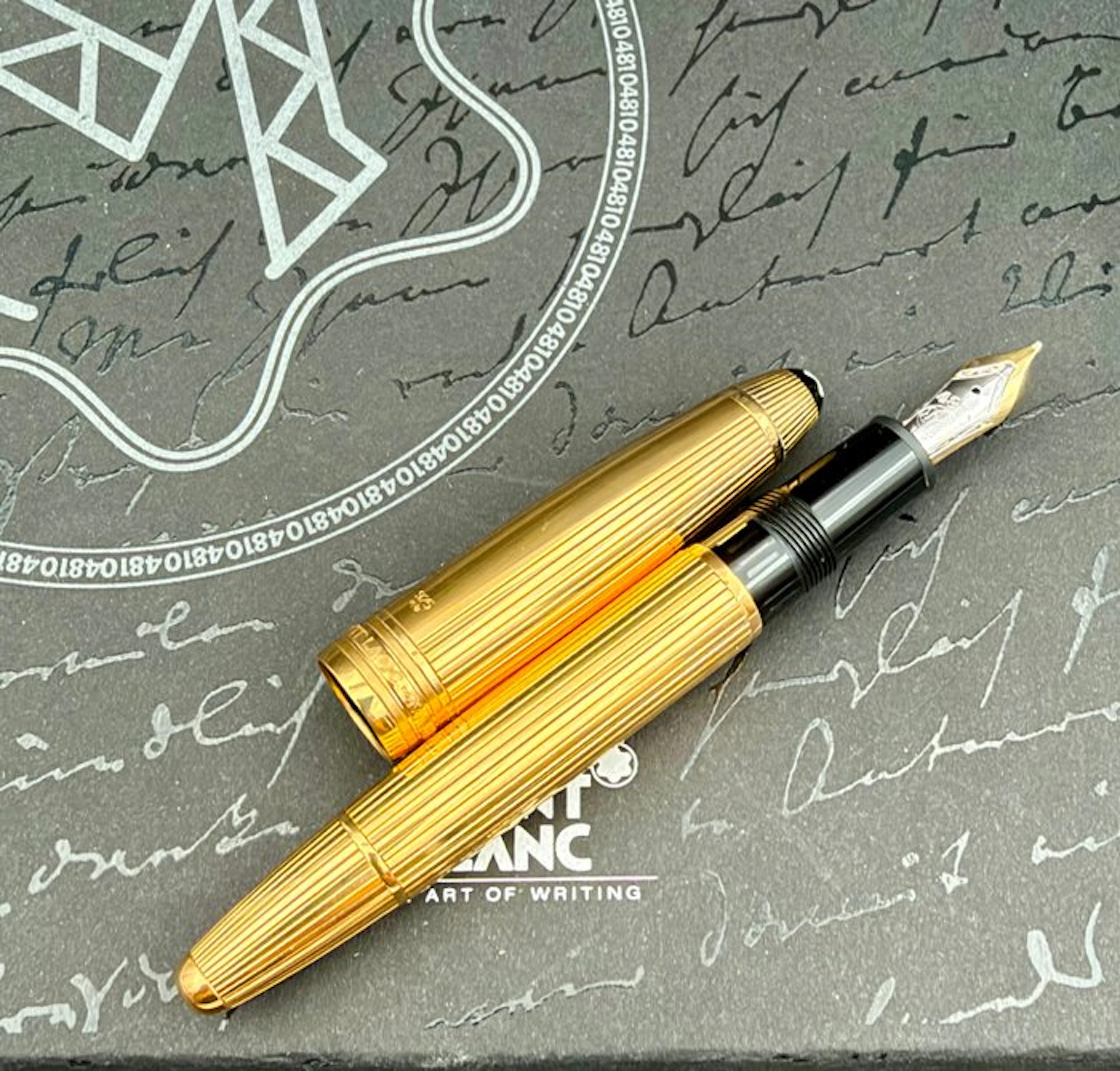 Montblanc - Meisterstück LeGrand Solitaire Vermeil 146 - Fountain pen