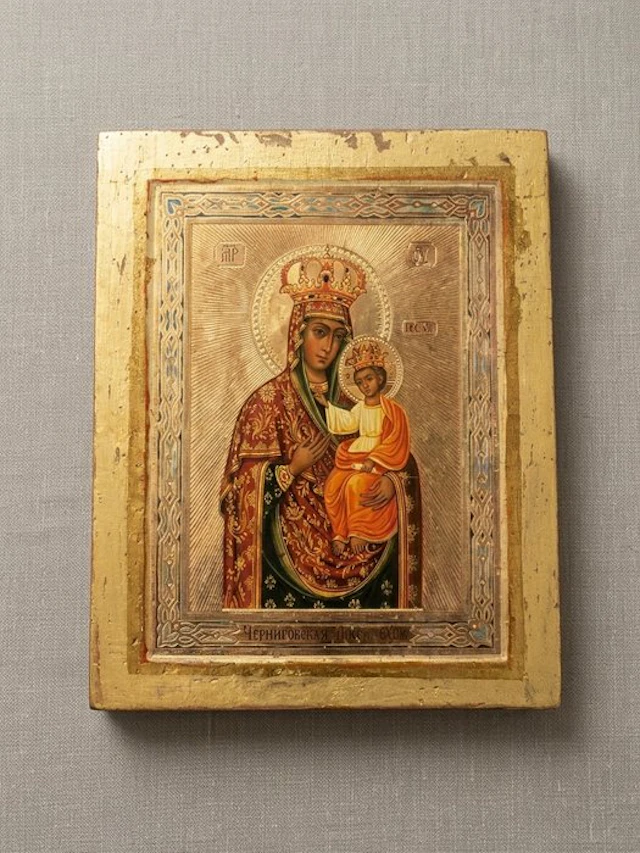 Icon - Our Lady of Chernihiv - Wood
