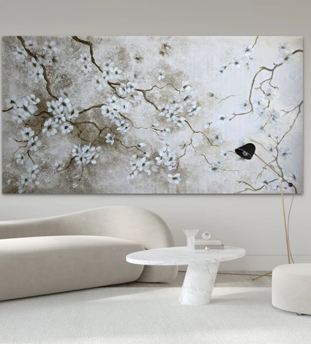 Alla Faber - Stillness . Serie: Ethereal Blossoms XXL