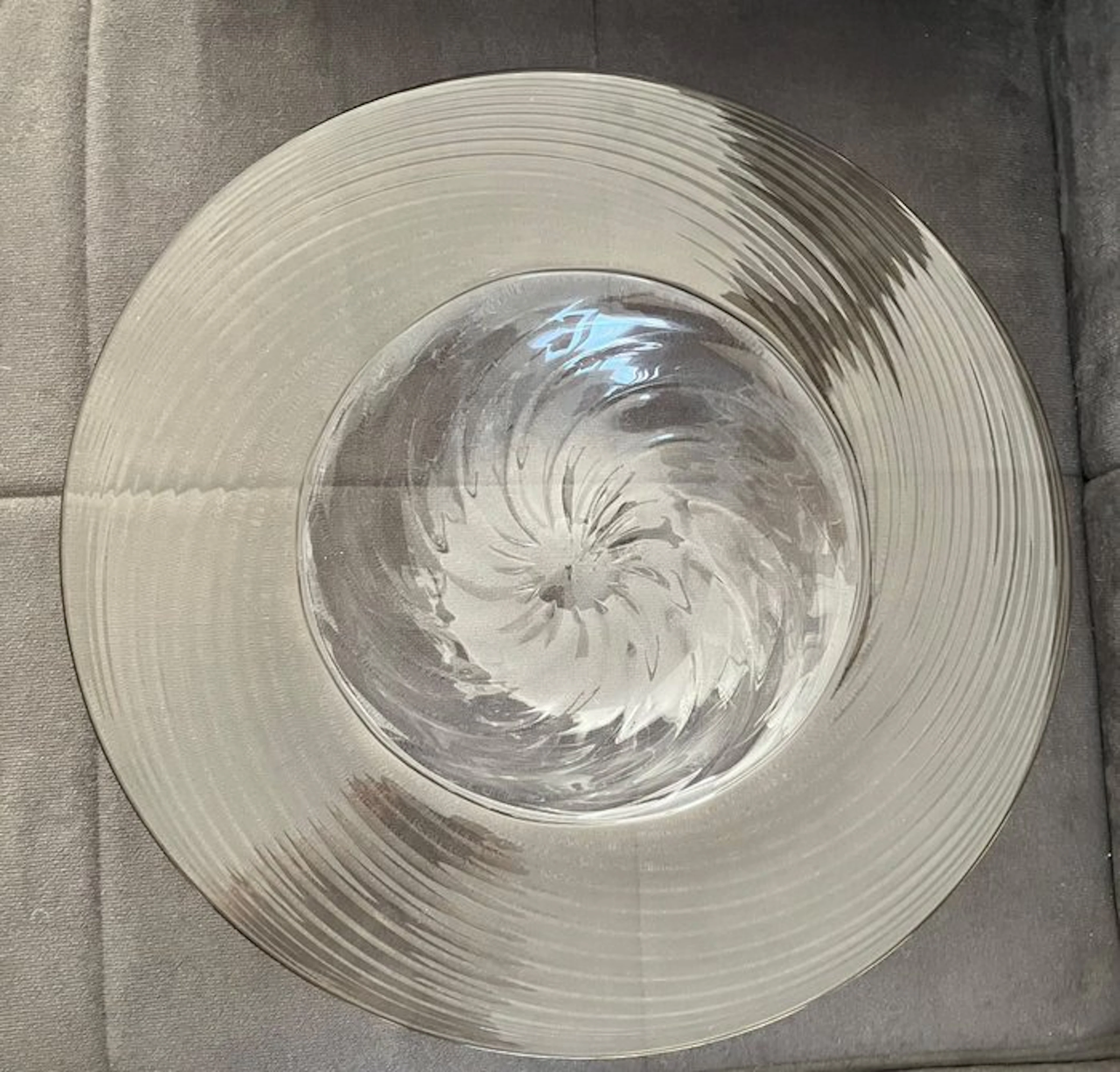 Venini - Brigitte Karlsson & Ove Thorssen - Dish - Opulus - Murano glass