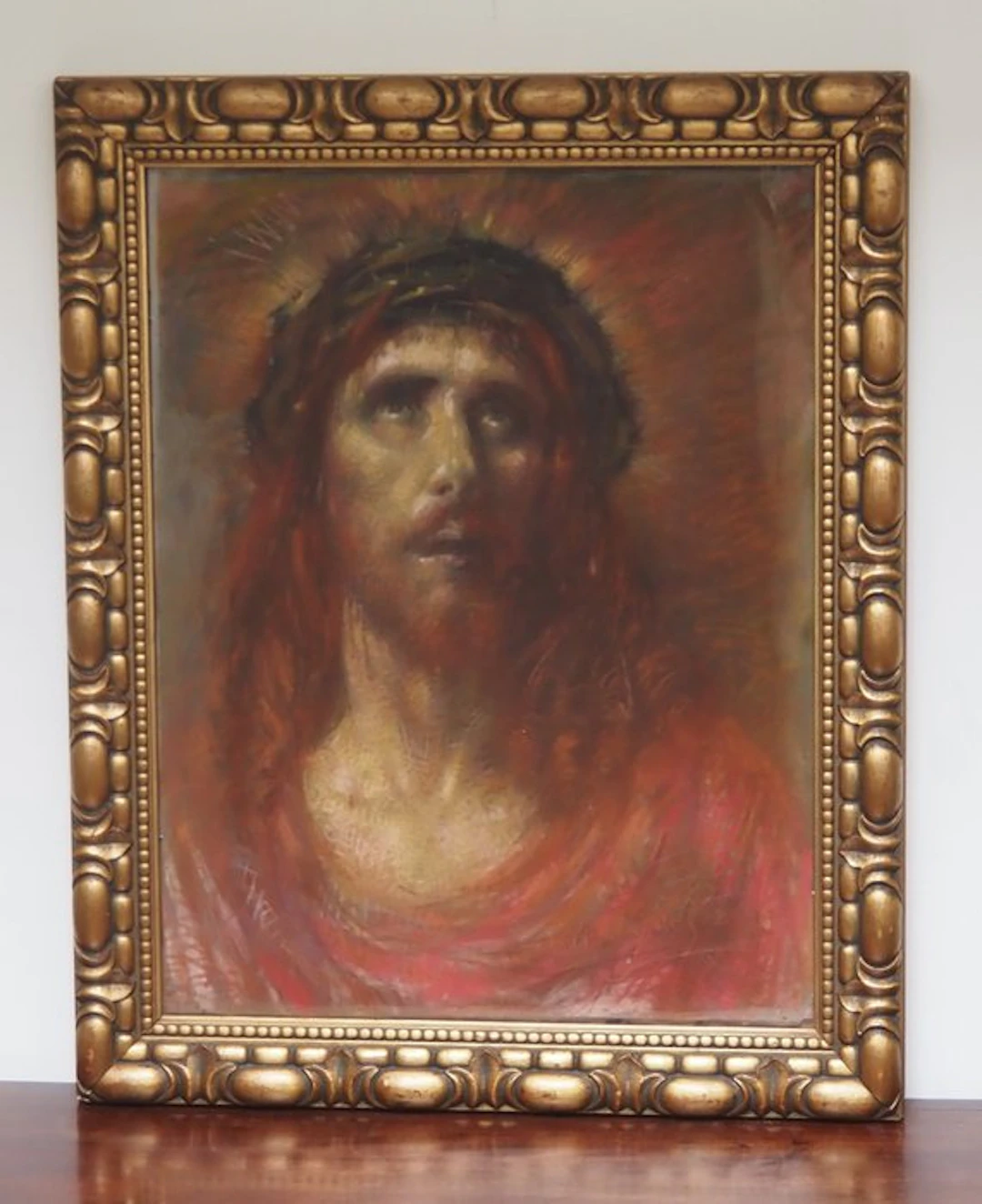 Henry de Groux - Christ with crown of thorns