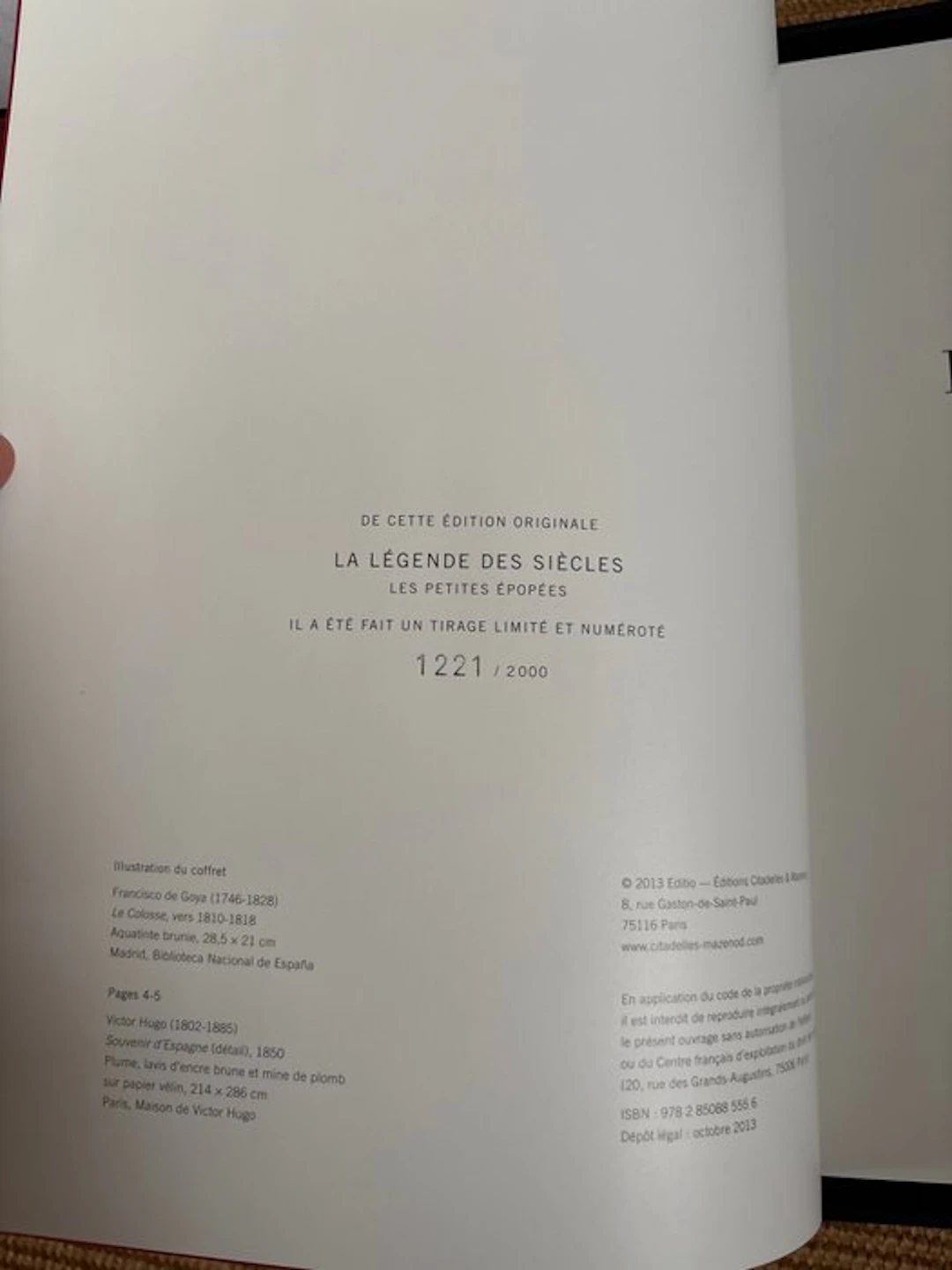 Serge Linarès (Picasso et les écrivains) et Victor Hugo...
