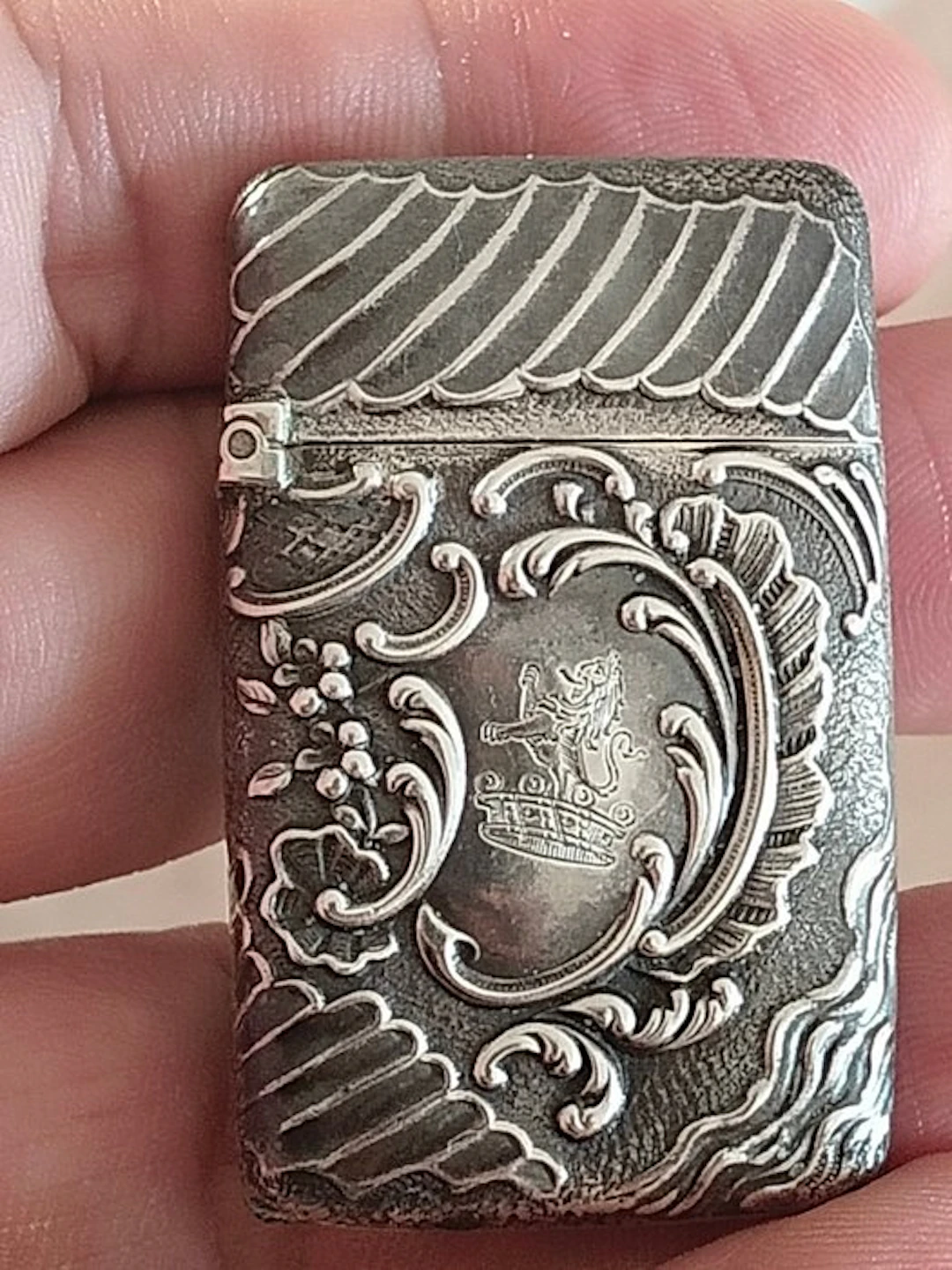 Match holder - .800 silver