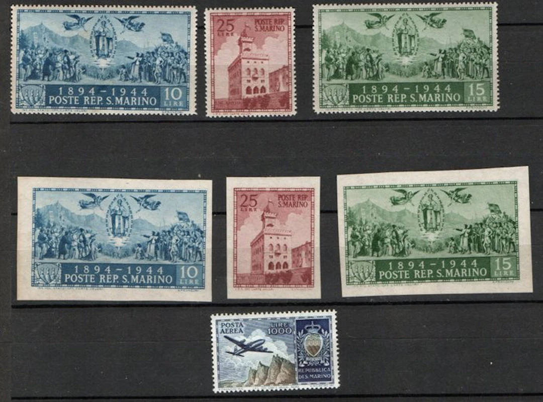 San Marino 1948/1953 - Two complete PO series and a...