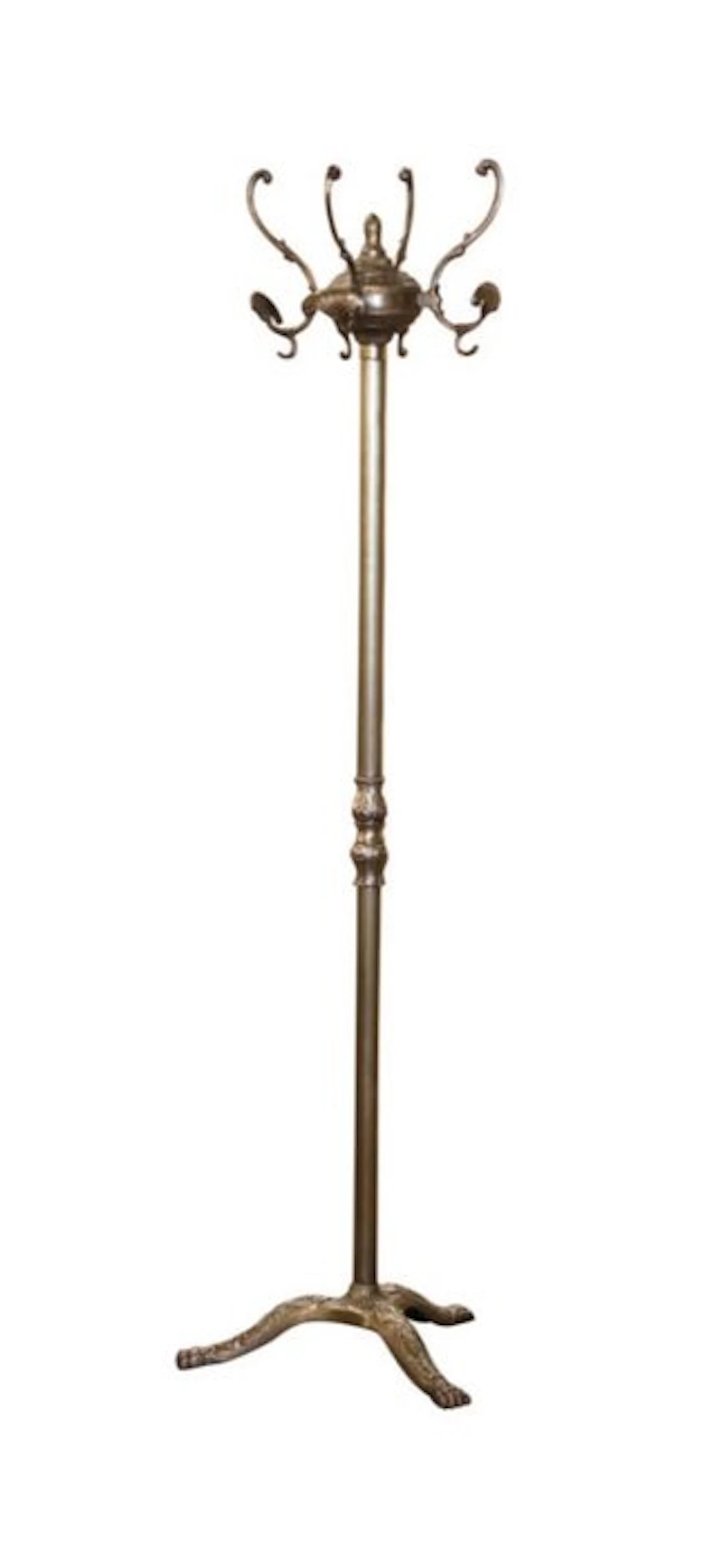 Coat rack - Gilt brass