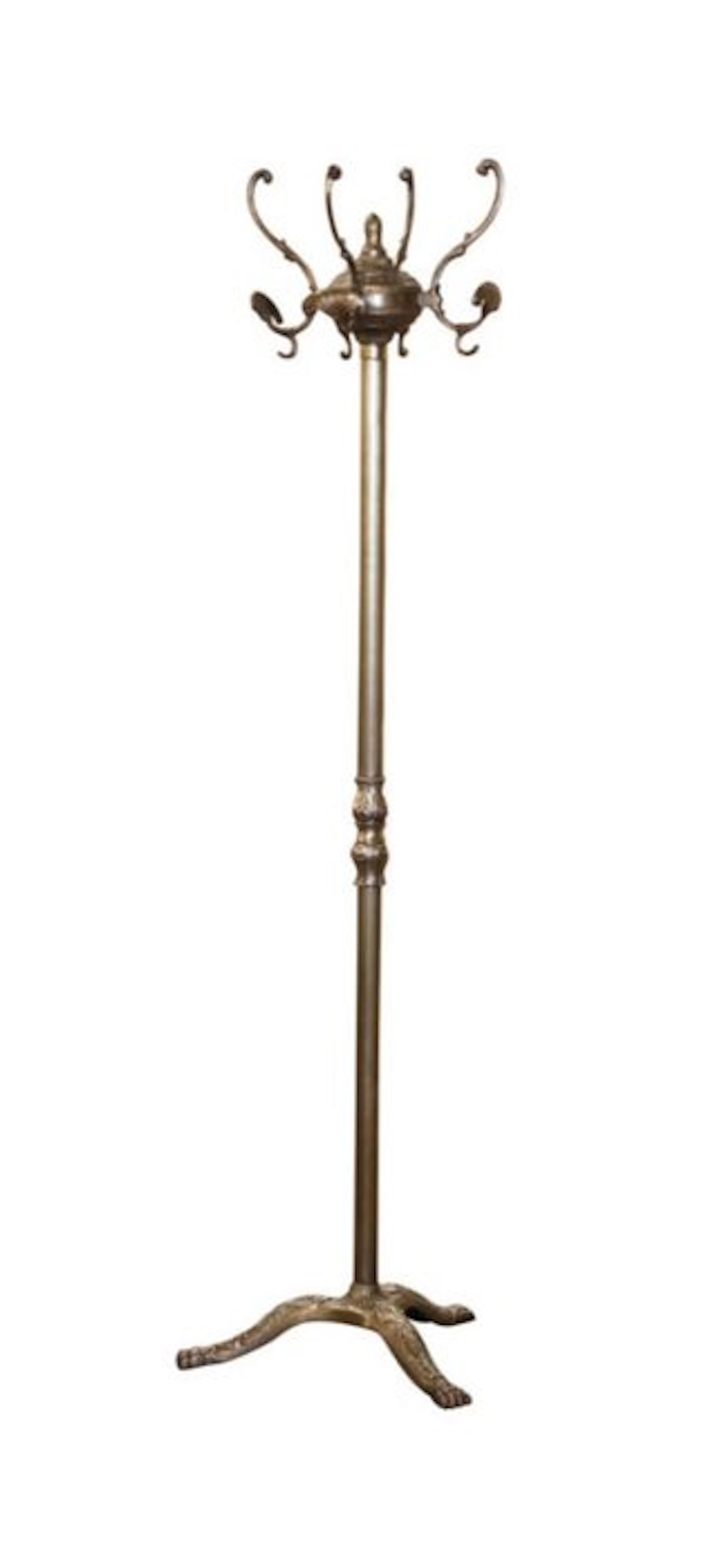 Coat rack - Gilt brass