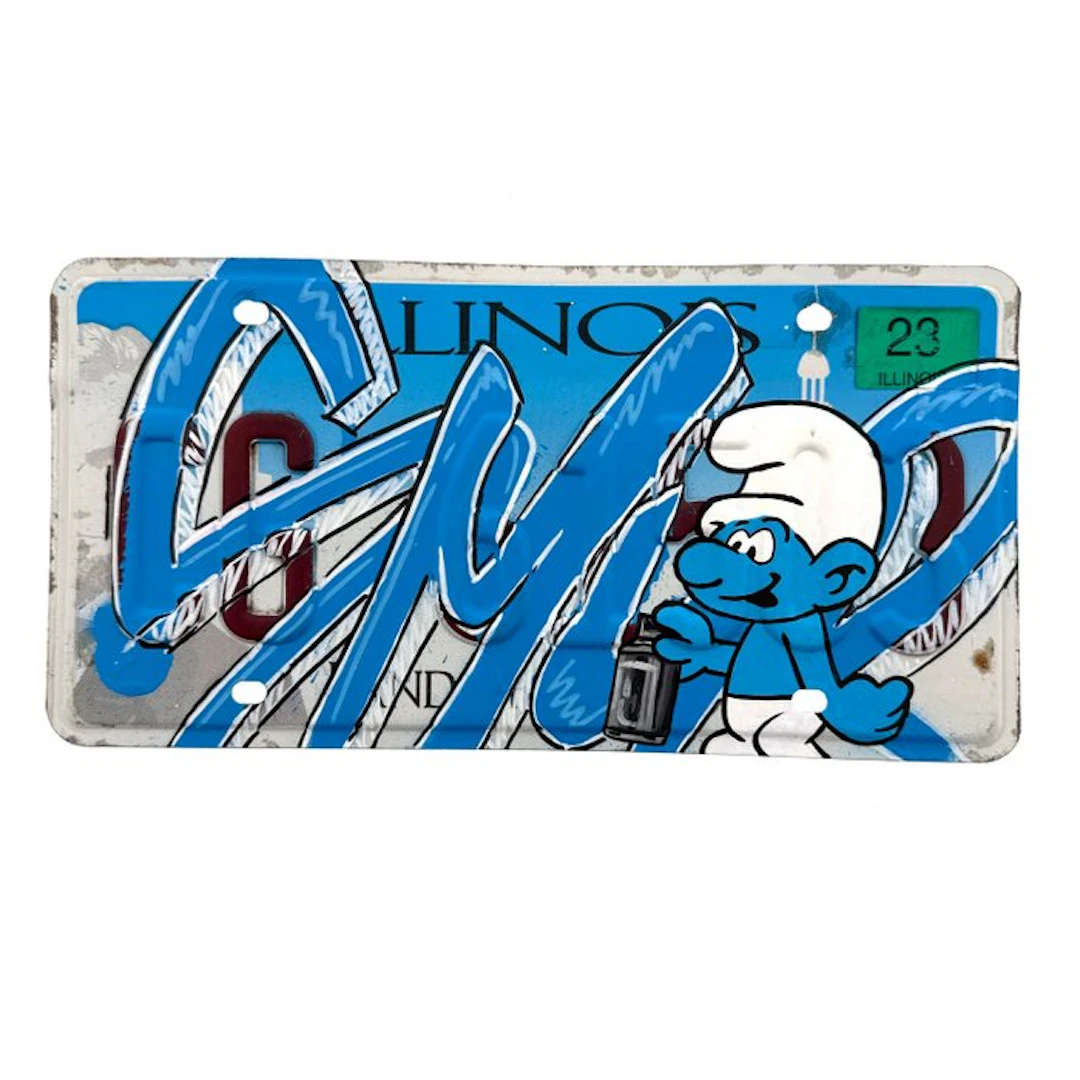 PAAPI (1986) - Smurfs Up x License Plate