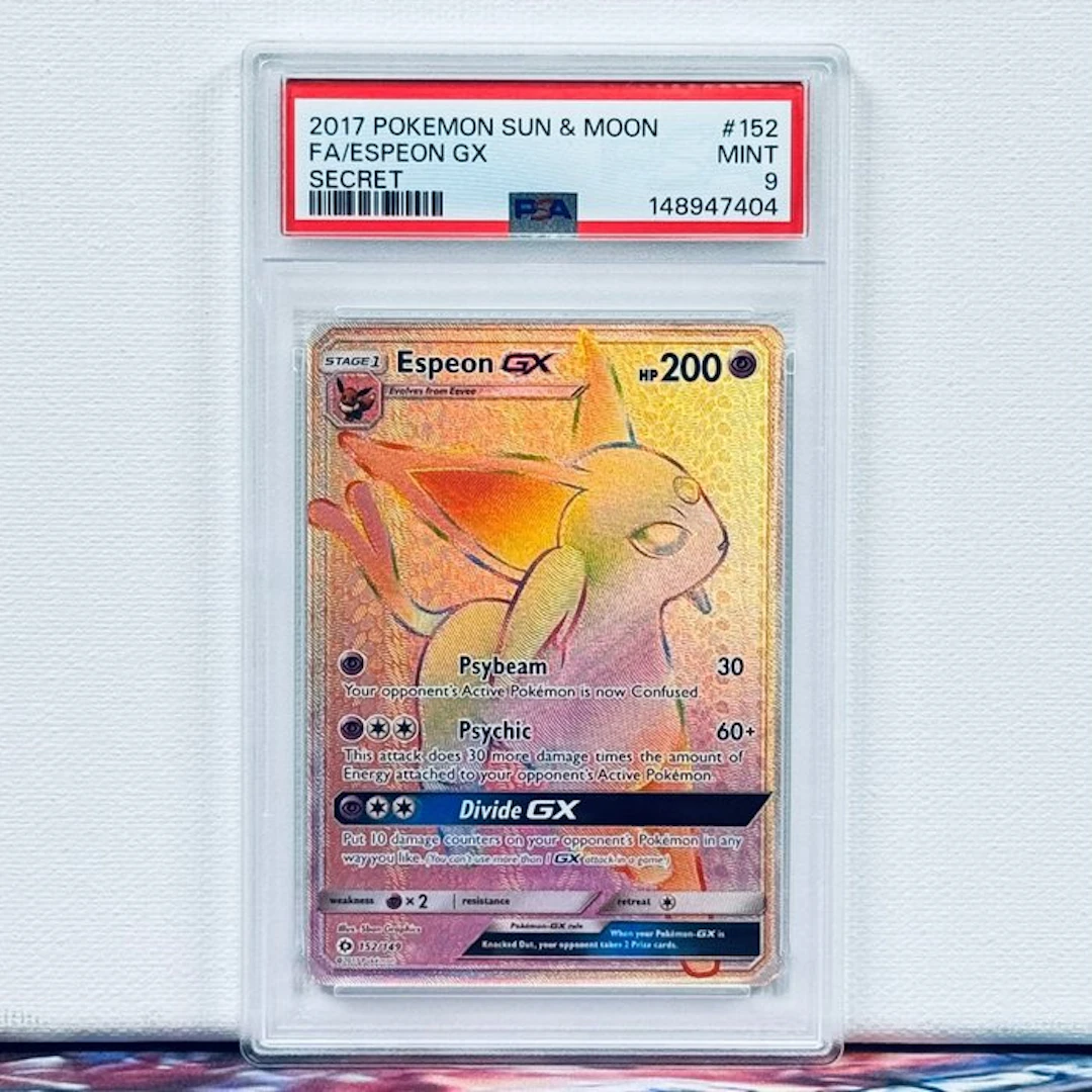 Pokémon Graded card - ESPEON GX #152 2017 POKEMON SUN...