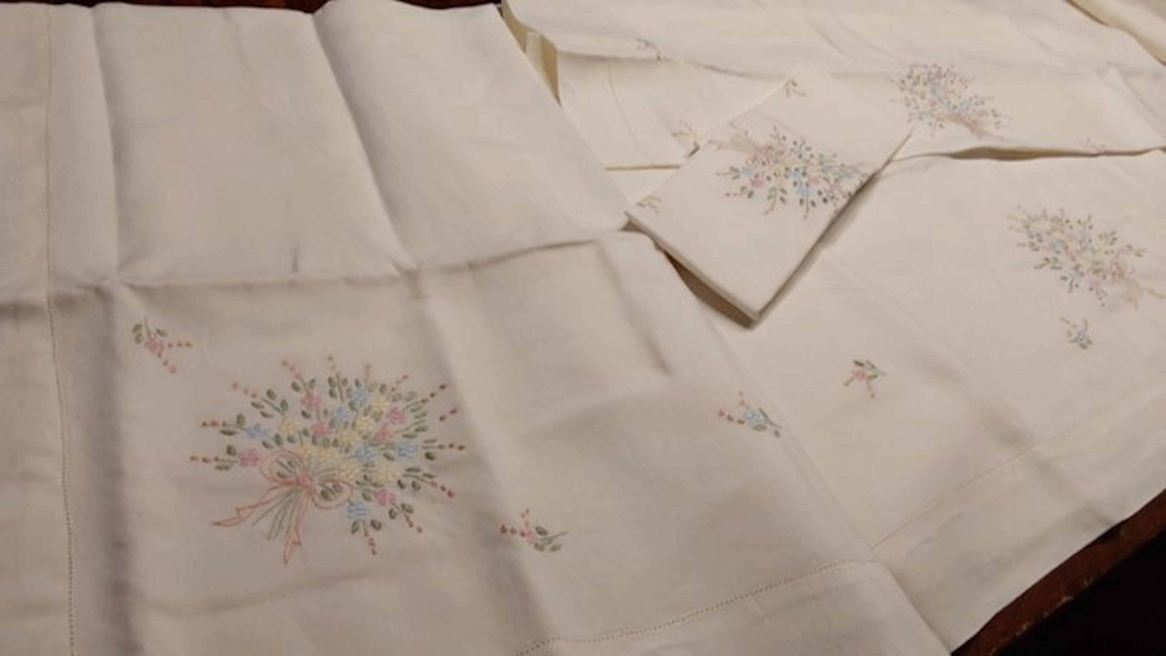 Bed sheet (3) - 230 cm - 260 cm - Ancient trousseaus
