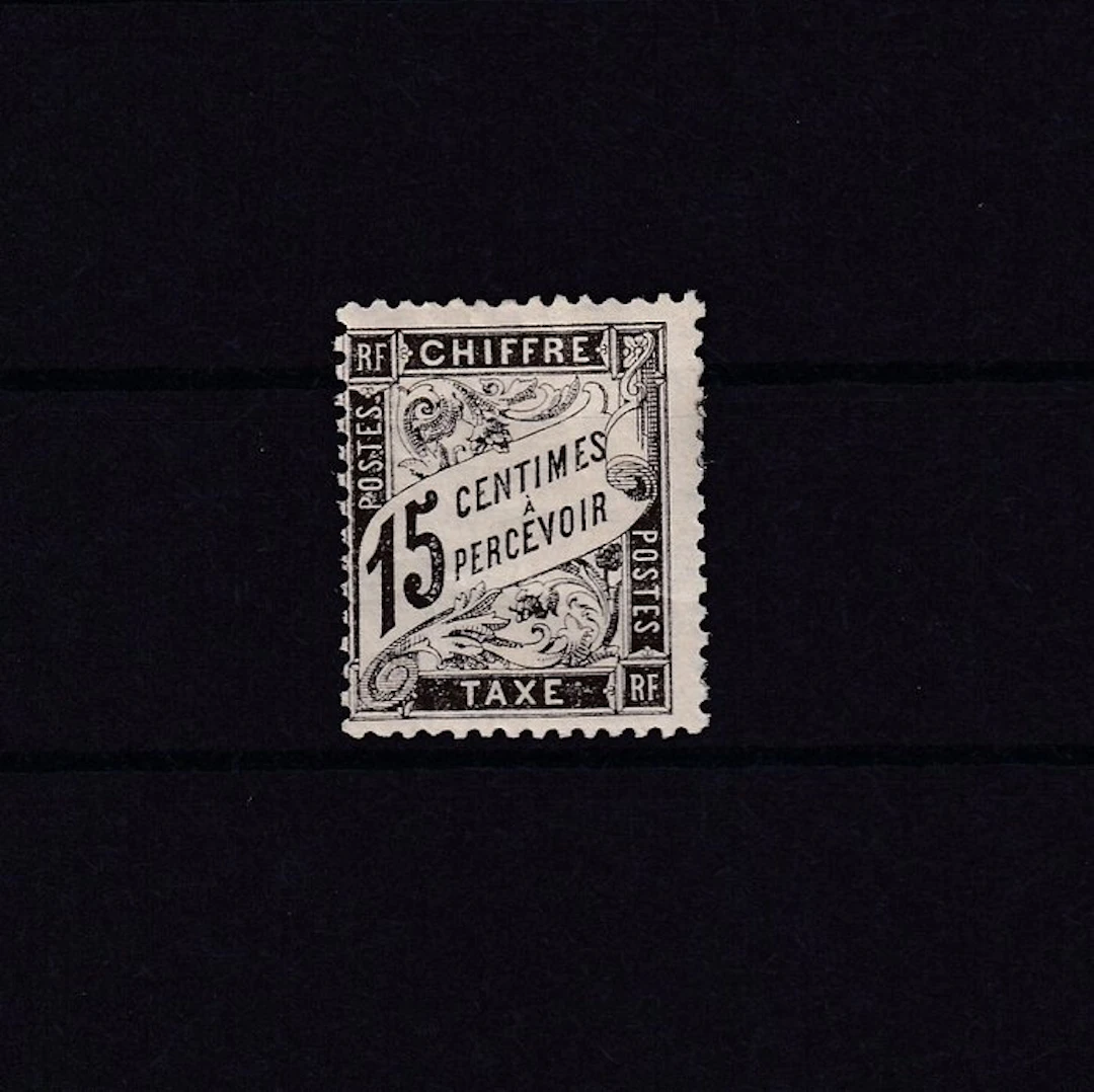 France 1882 - superbe taxe 15c noir - Yvert taxe n°16