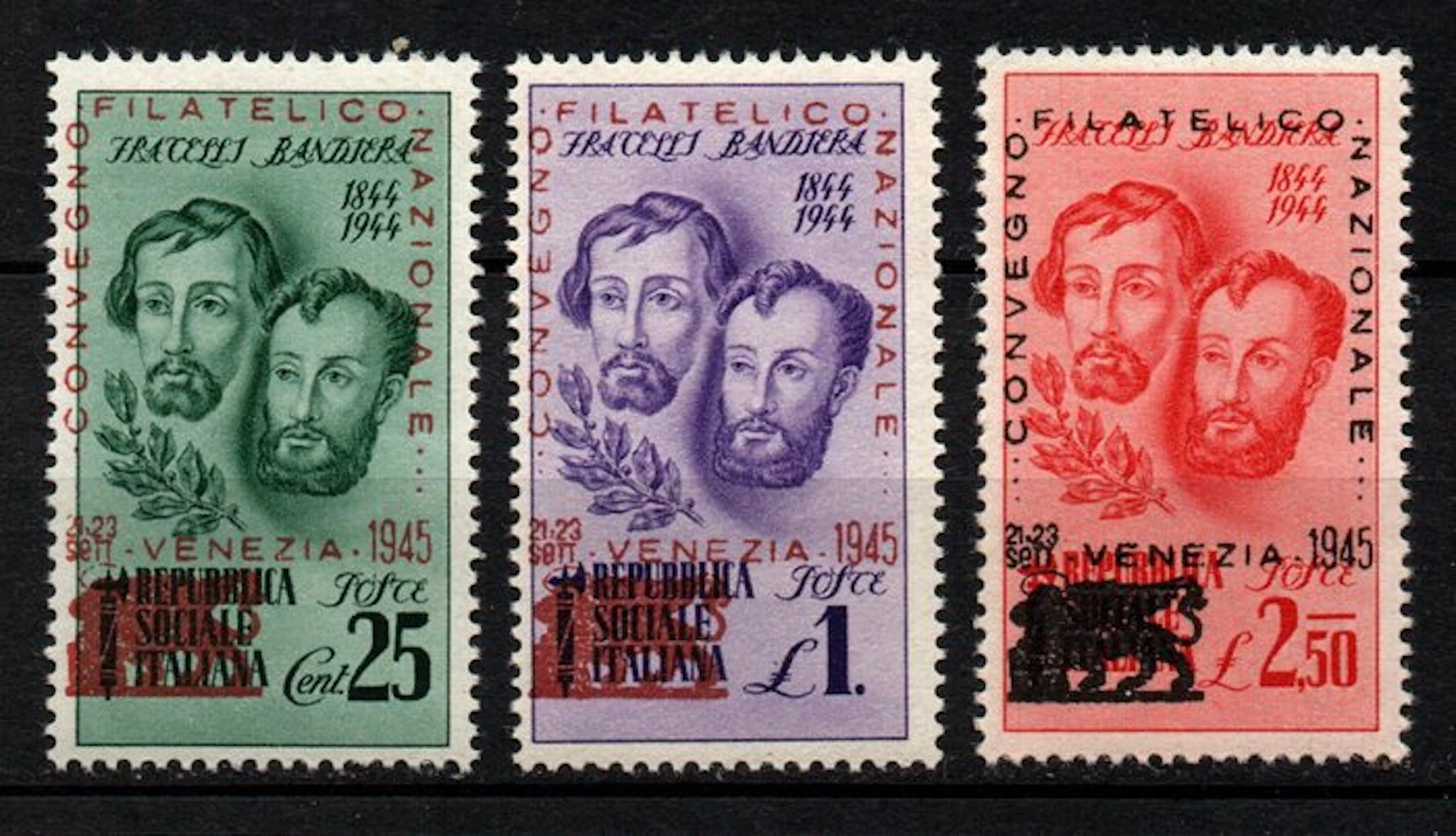 Italy Kingdom 1945 - Philatelic Conference in Venice from...