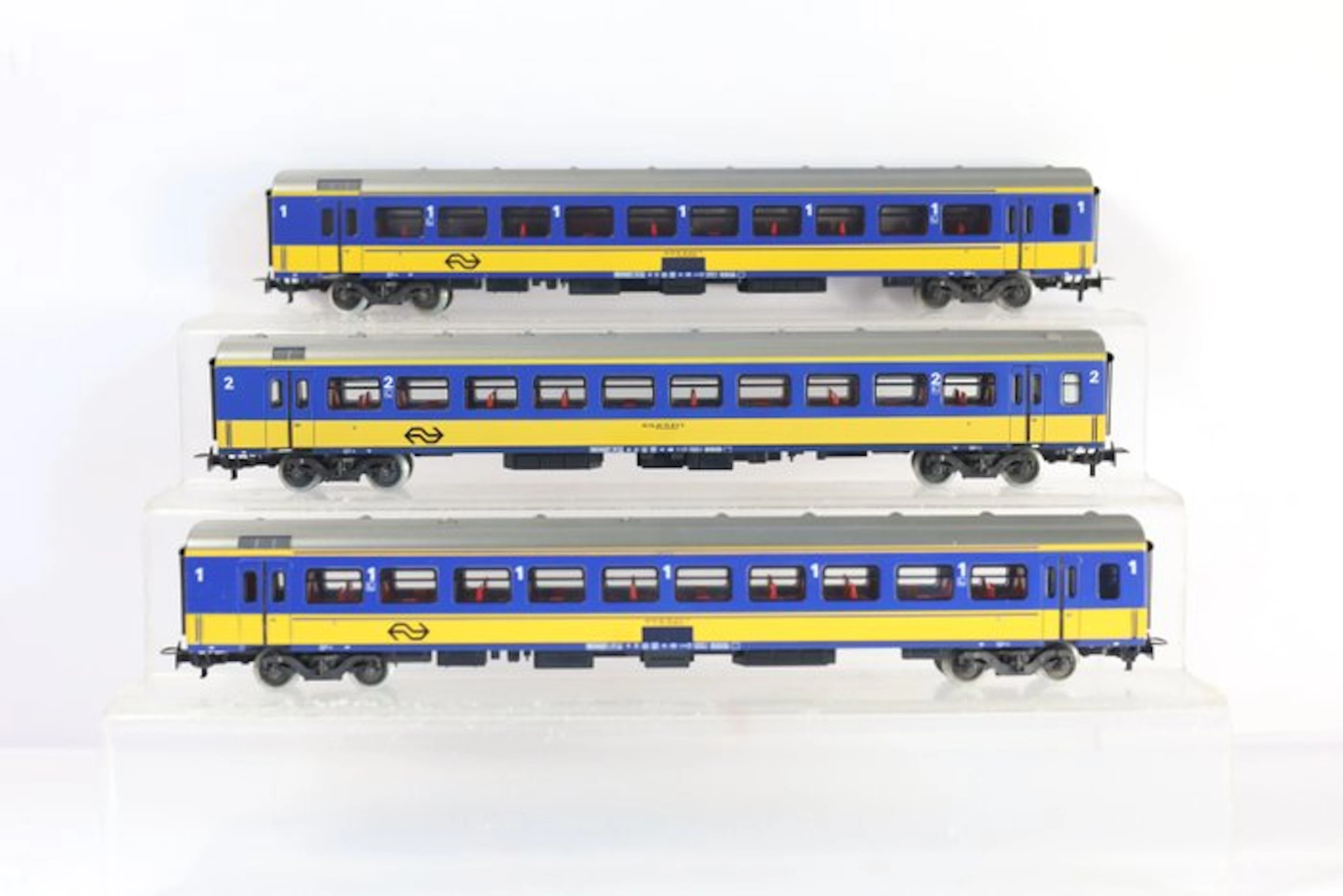 Märklin H0 - 4164/4165 - Model train passenger carriage (3) - 3 ICR carriages